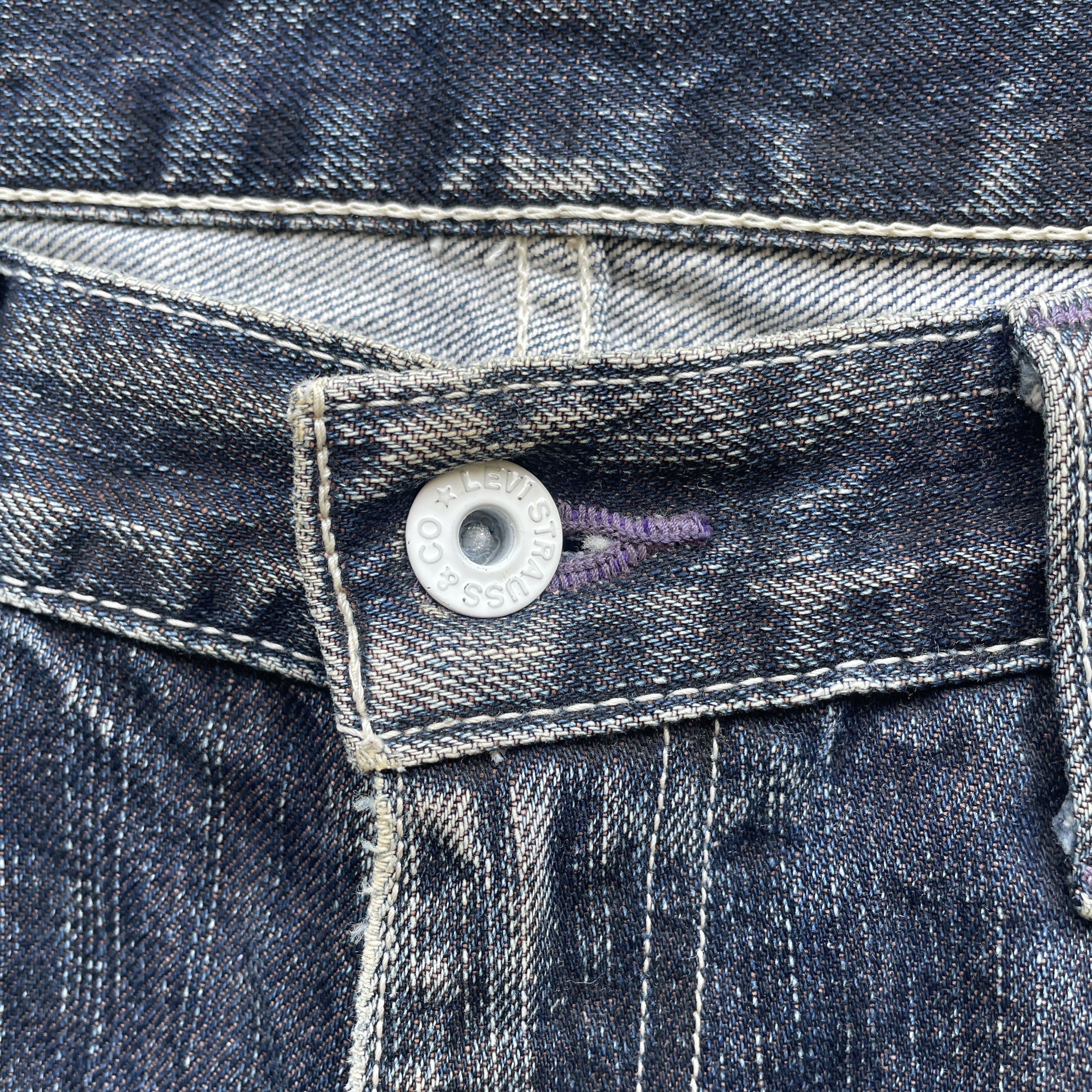 Levi's W32 VINTAGE LEVIS DISTRESSED JEANS RUSTY FADED PANTS DENIM Size US 32 / EU 48 - 6 Thumbnail