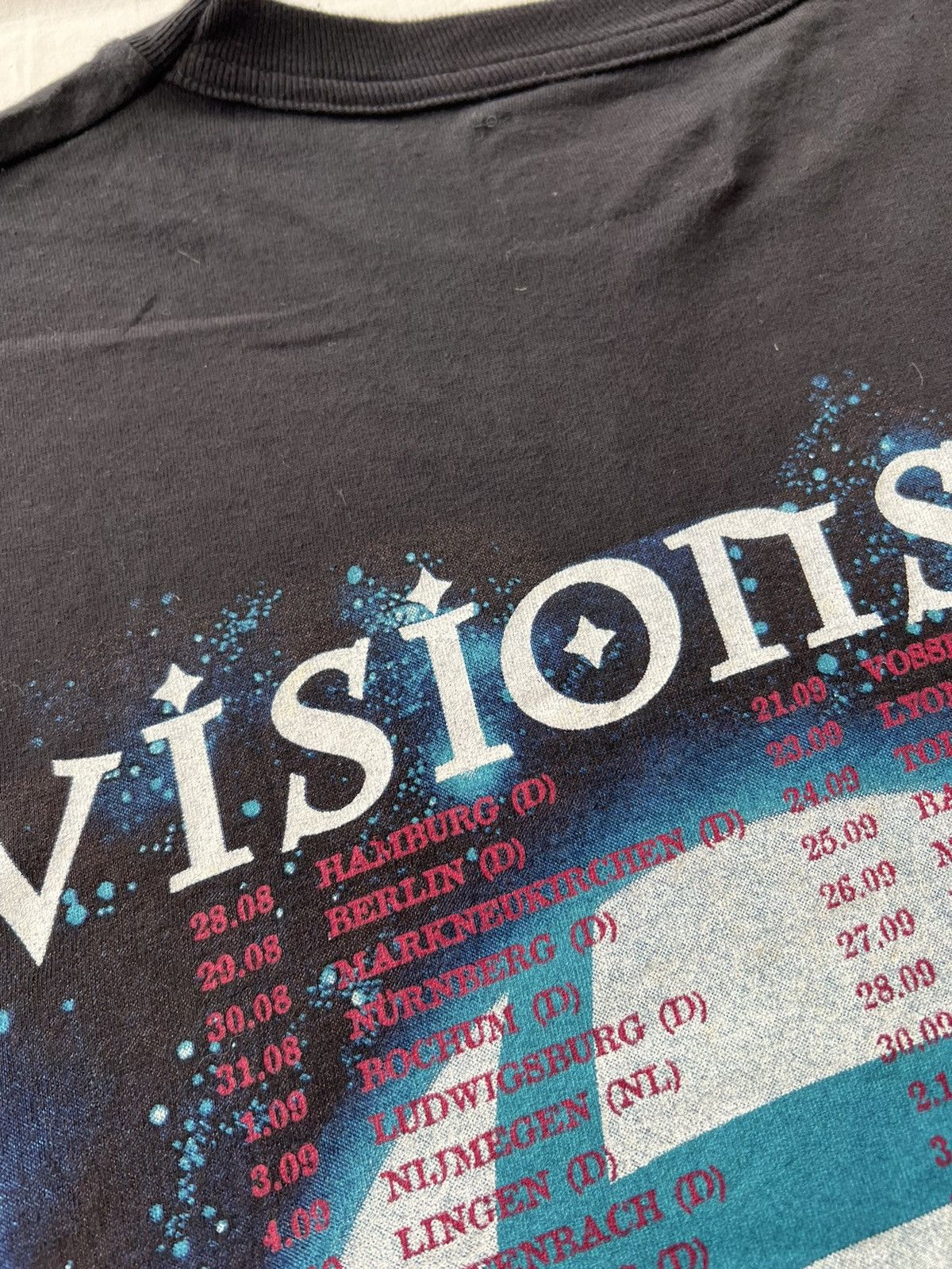 Band Tees Vintage 1997 Stratovarius Visions Metal Band T-shirt Size US L / EU 52-54 / 3 - 14 Thumbnail