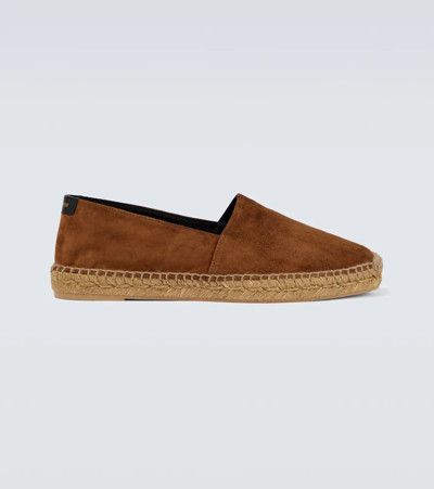 Saint Laurent Paris o1s1wg110724 Espadrilles in Suede in Brown Size US 12.5 / EU 45-46 - 1 Thumbnail