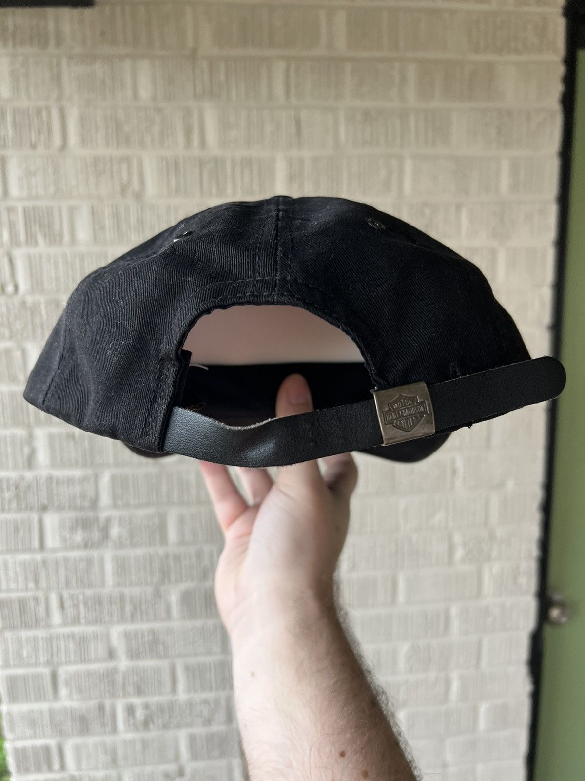 Harley Davidson Vintage 90’s Harley Davidson Promo Strap-back Hat Size ONE SIZE - 3 Thumbnail