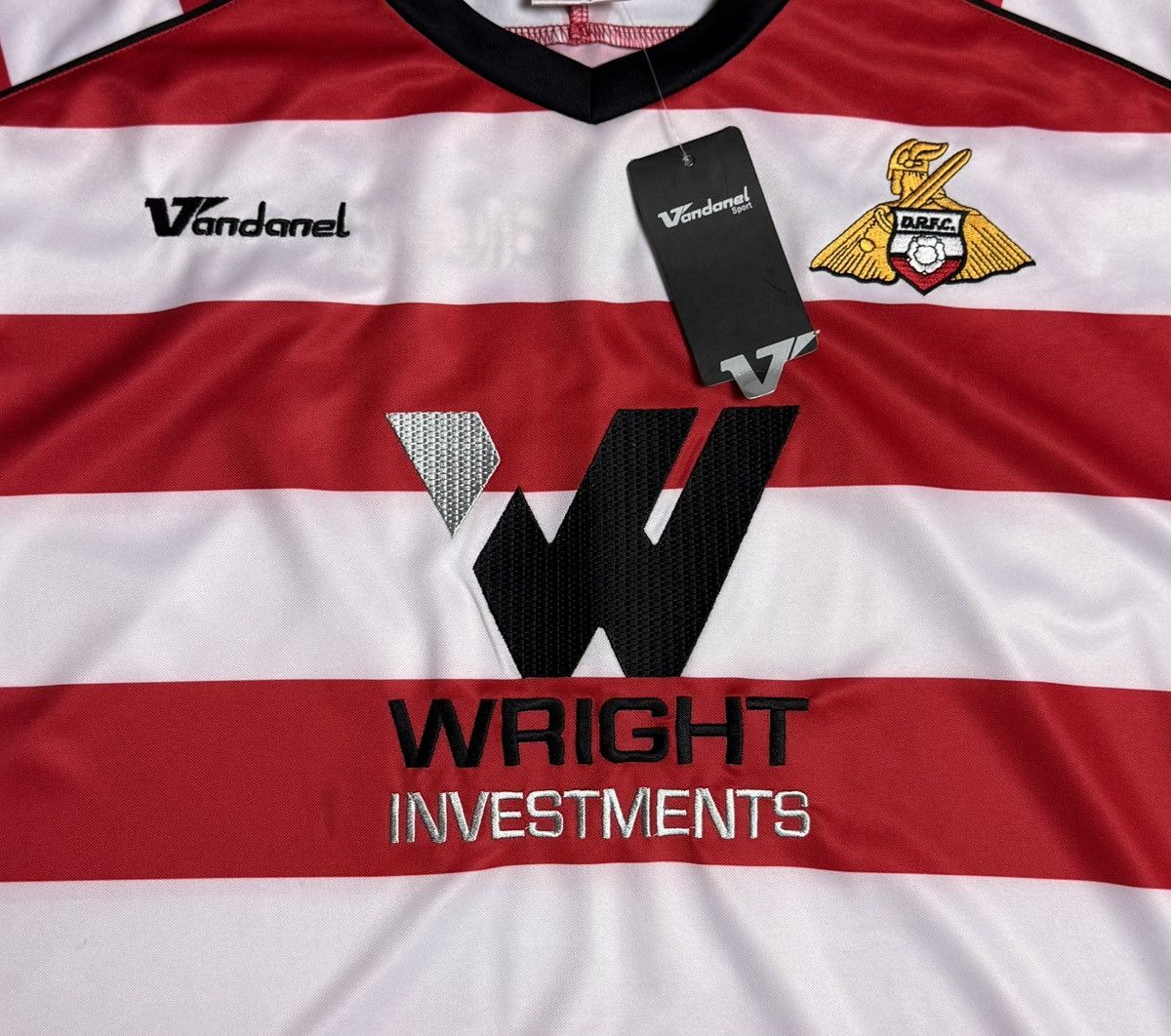 Vintage Doncaster Rovers 2008 2009 Home Shirt Soccer Jersey Vandanel Size US L / EU 52-54 / 3 - 5 Thumbnail