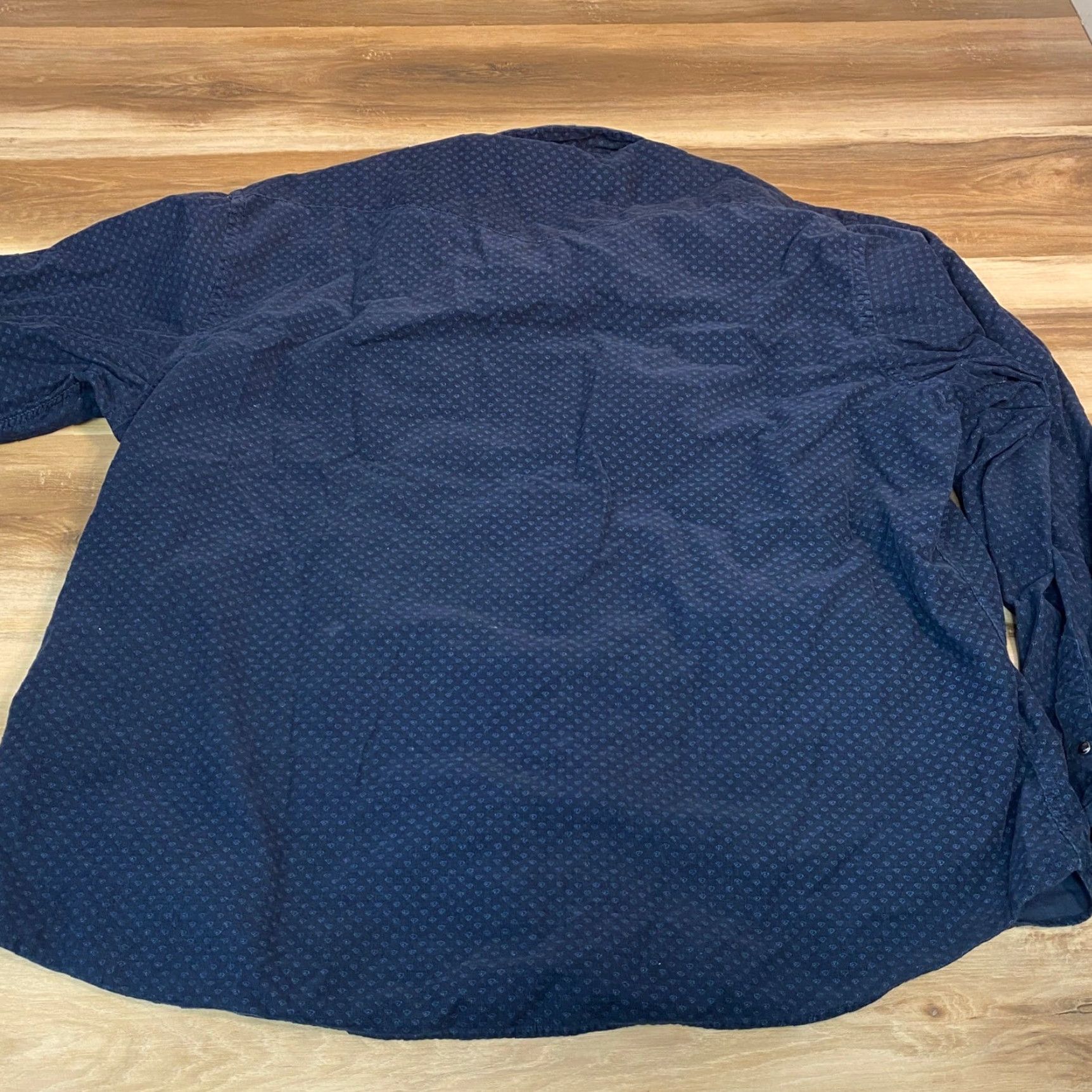 Vintage Zagiri Button-Up Shirt Western Diamond Pattern 3XL Mens Blue Long Sleeve Collared Shirt Size US XXL / EU 58 / 5 - 7 Thumbnail