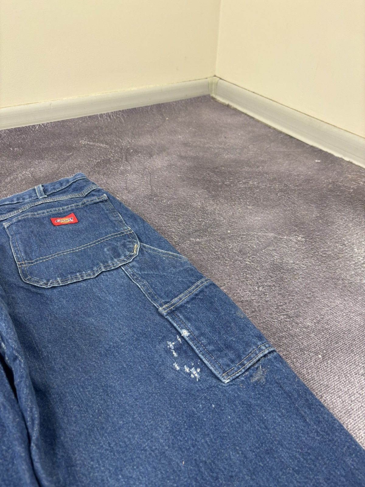 Dickies Vintage Dickies USA Blue Denim Y2K Hype Baggy Jeans Size US 36 / EU 52 - 7 Thumbnail
