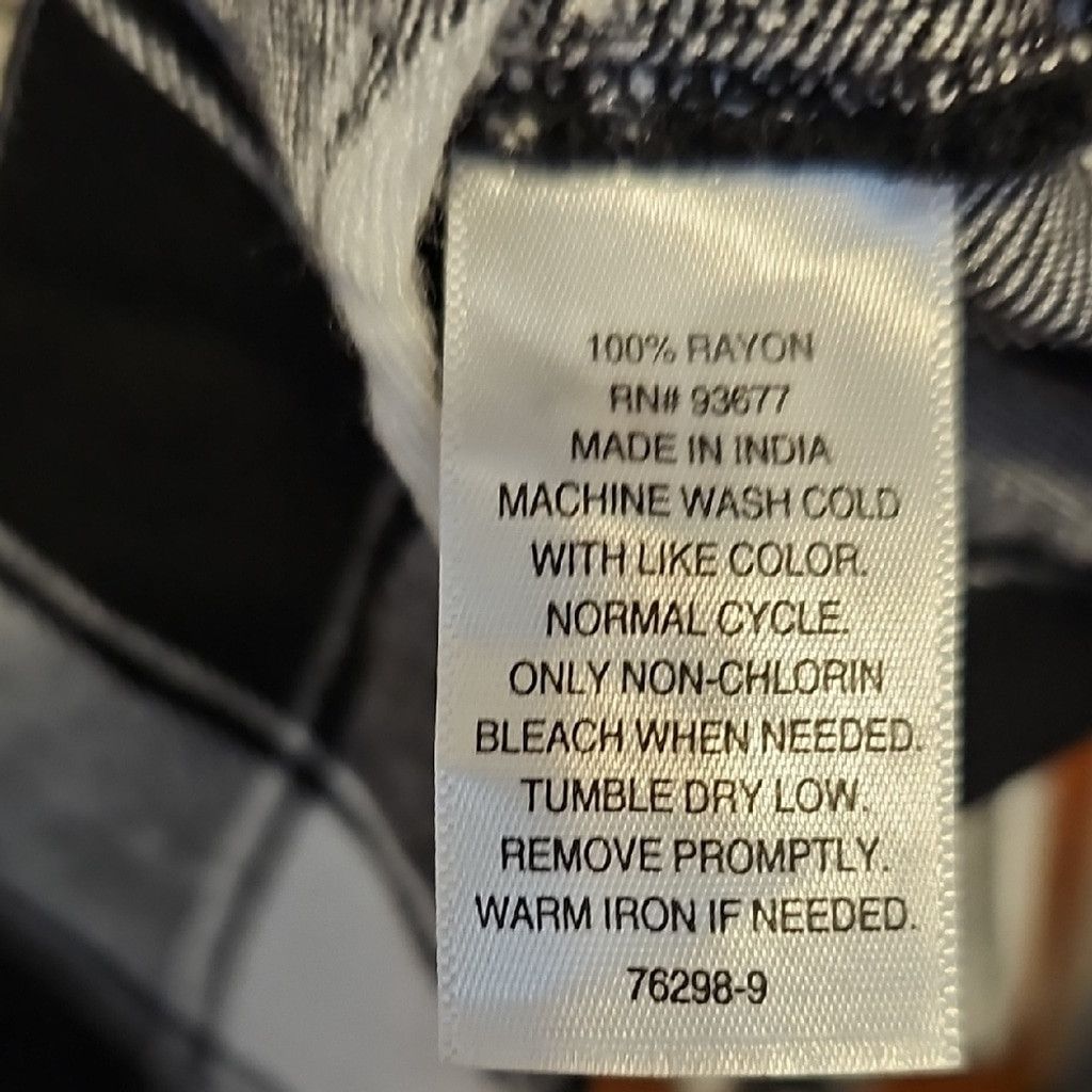 Other a.n.a Monochrome Plaid Shirt Size 3XL / US 20-22 - 5 Thumbnail