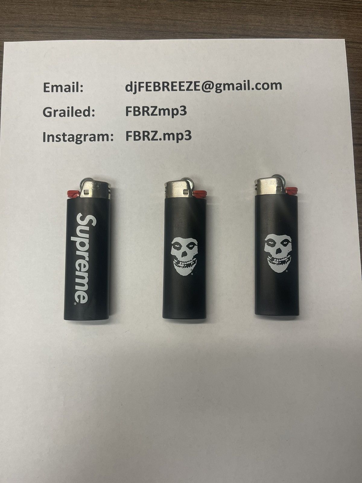 Supreme bic sale lighter