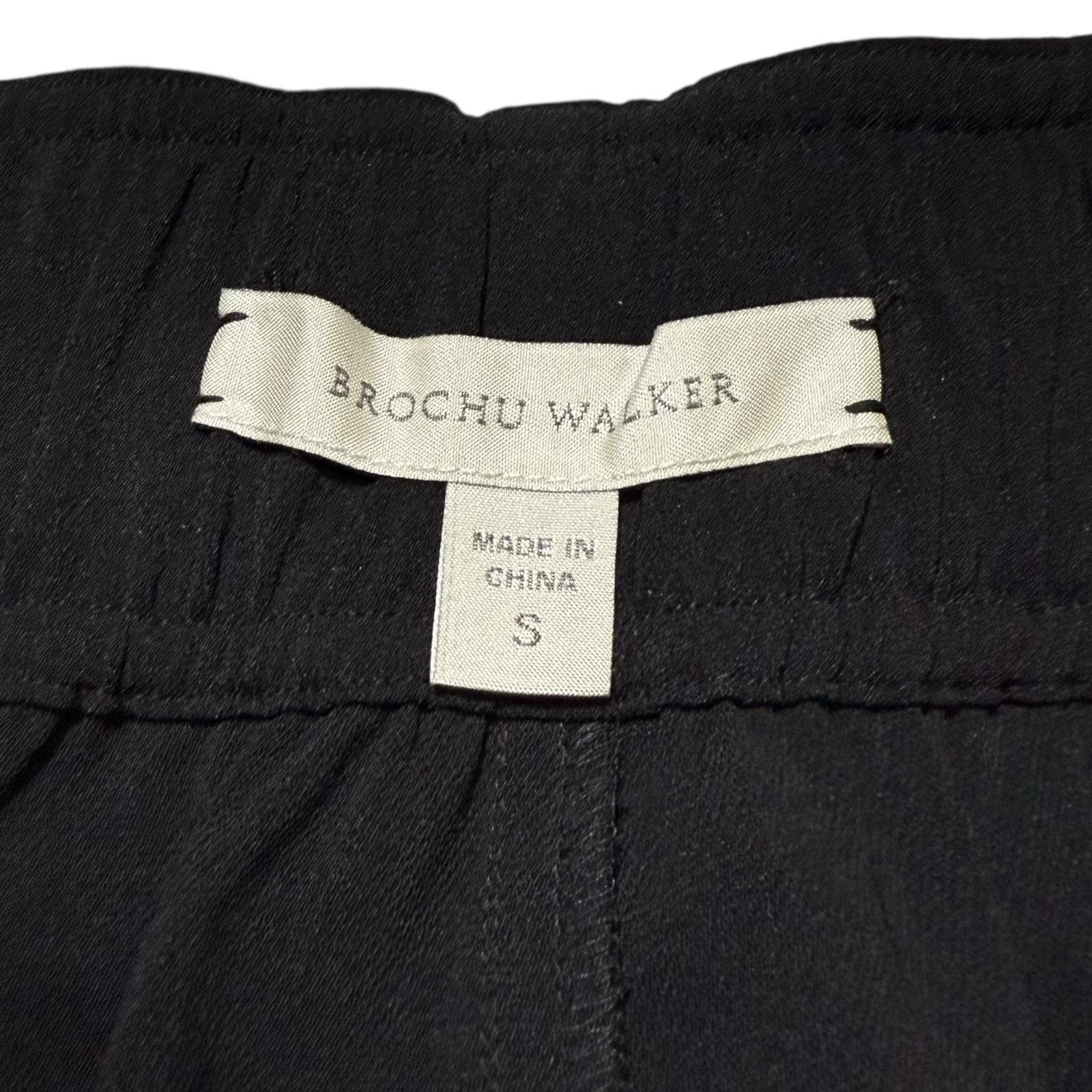 Brochu Walker Brochu Walker Dress Pants Ankle Length Mid Rise Black Small Size 29" - 3 Thumbnail
