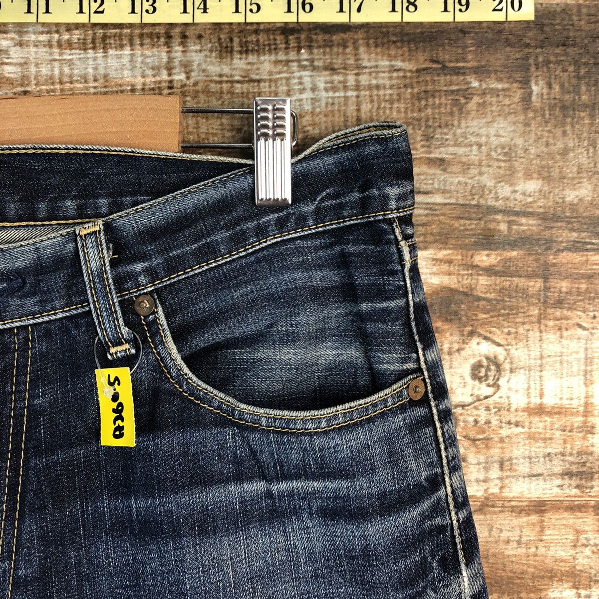 Levi's Levis 502 Blue ripped distressed Denim Pants #A2605 Size US 33 - 8 Thumbnail