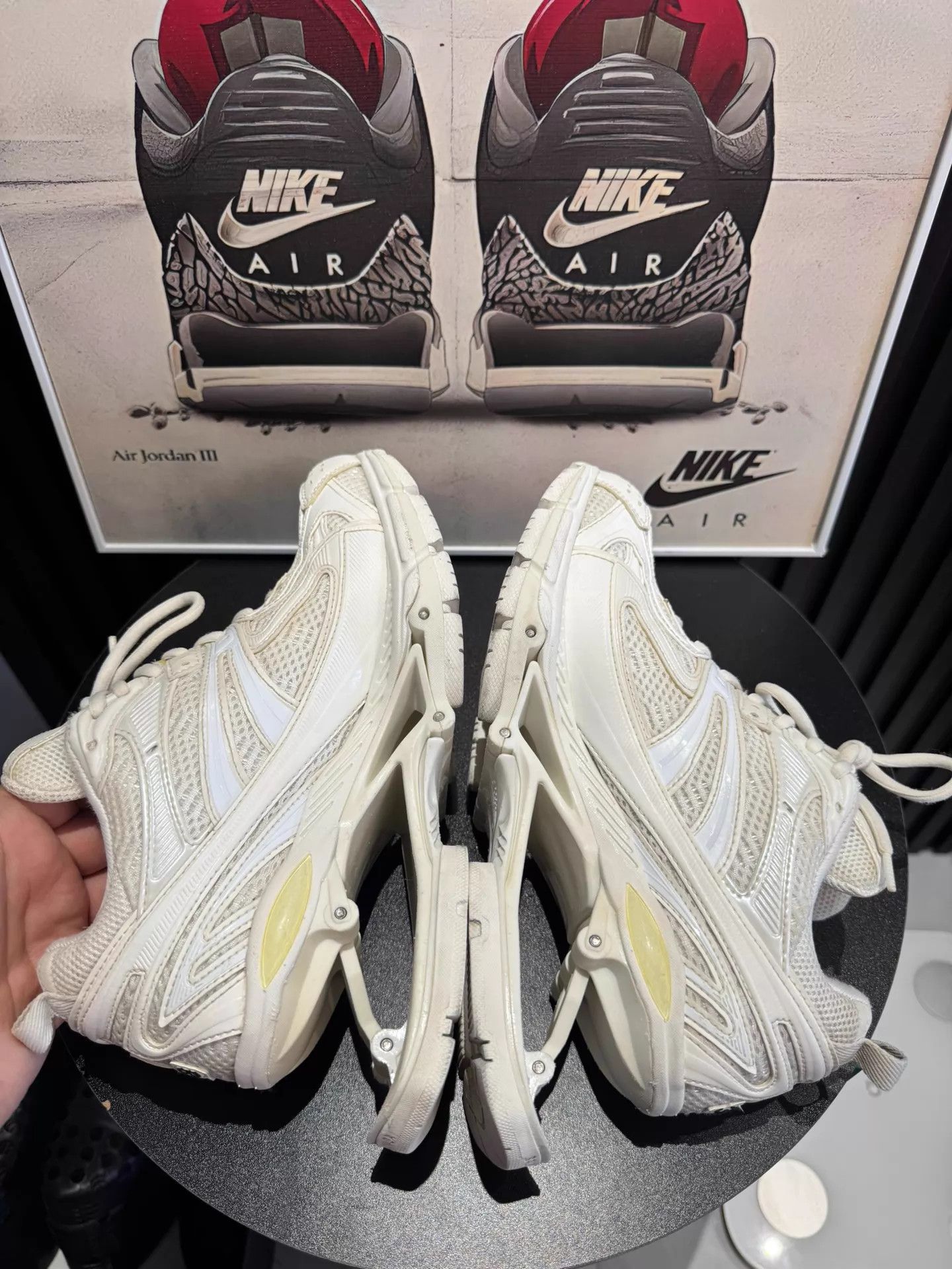 Balenciaga Balenciaga X-Pander Women's Sneakers Cream Size 38 Size US 7.5 / IT 37.5 - 5 Thumbnail