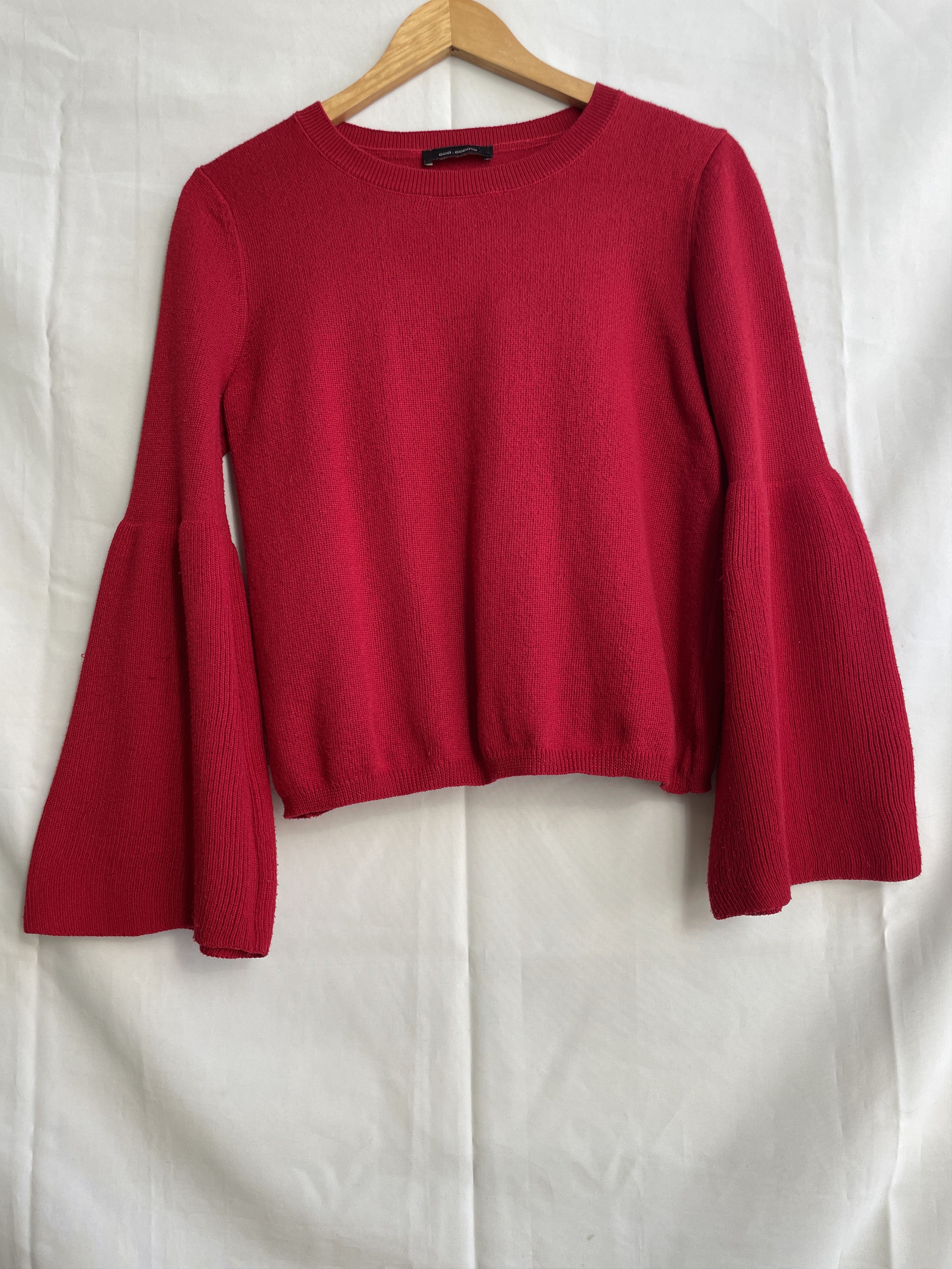 Cop Copine Cop Copine Bell Sleeve Rib Knit Sweater Size M Size M / US 6-8 / IT 42-44 - 4 Thumbnail