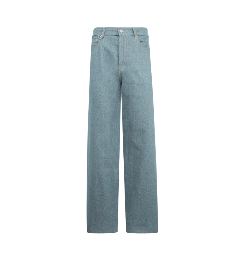 Jacquemus o1h1sh11225 Le de-Nimes Droit Jean in Blue Size US 36 / EU 52 - 1 Thumbnail