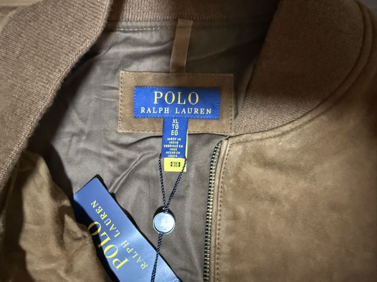 Polo Ralph Lauren Polo Ralph Lauren Leather Suede Flight Jacket Brown Size XL Size US XL / EU 56 / 4 - 9 Thumbnail