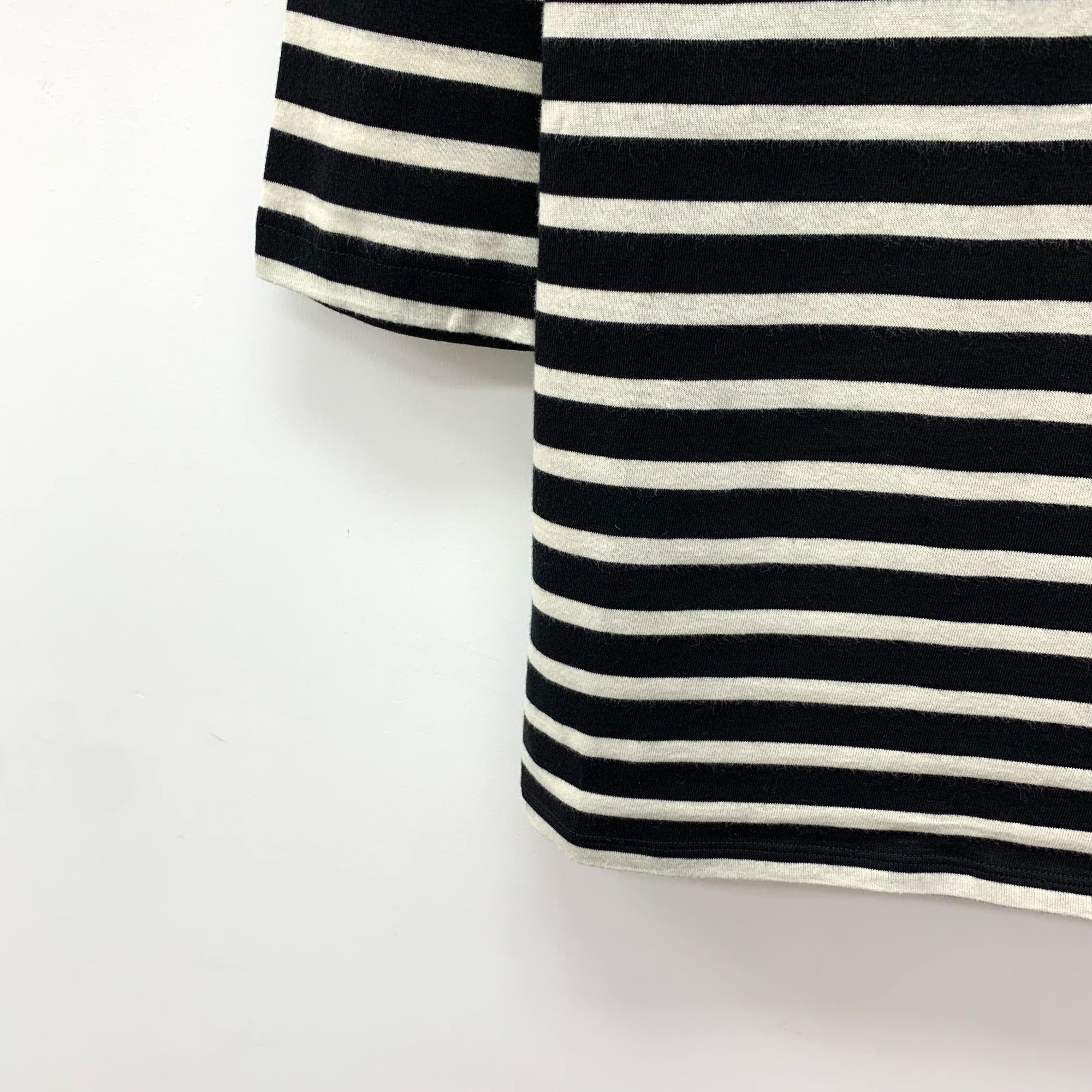 Yves Saint Laurent Saint Laurent Colorblock Star-Studded Cotton Crewneck T-Shir Size US S / EU 44-46 / 1 - 5 Thumbnail