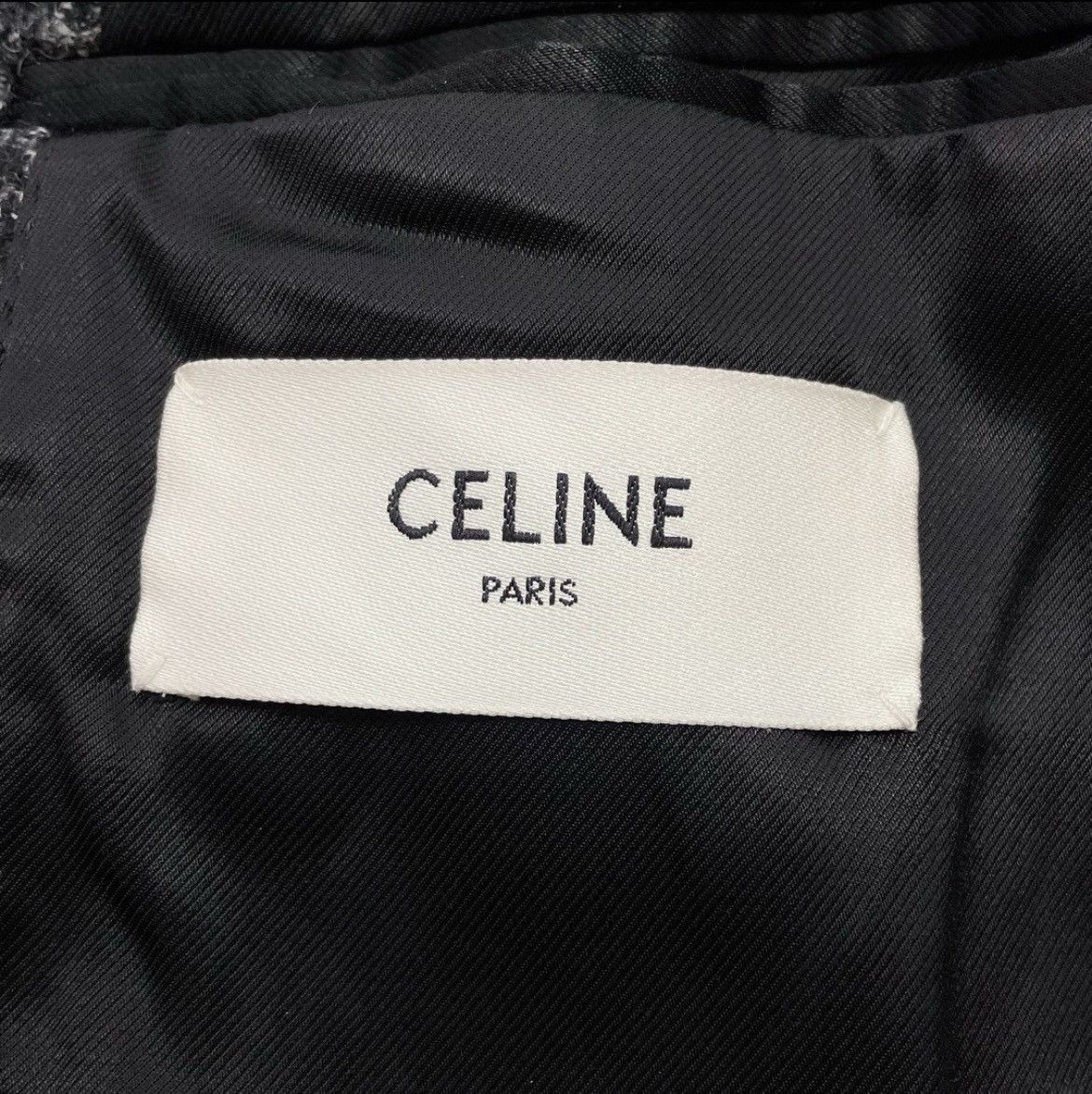 Celine × Hedi Slimane 19FW Prince of Wales Chesterfield Coat sz48/50/52 Size US L / EU 52-54 / 3 - 6 Thumbnail