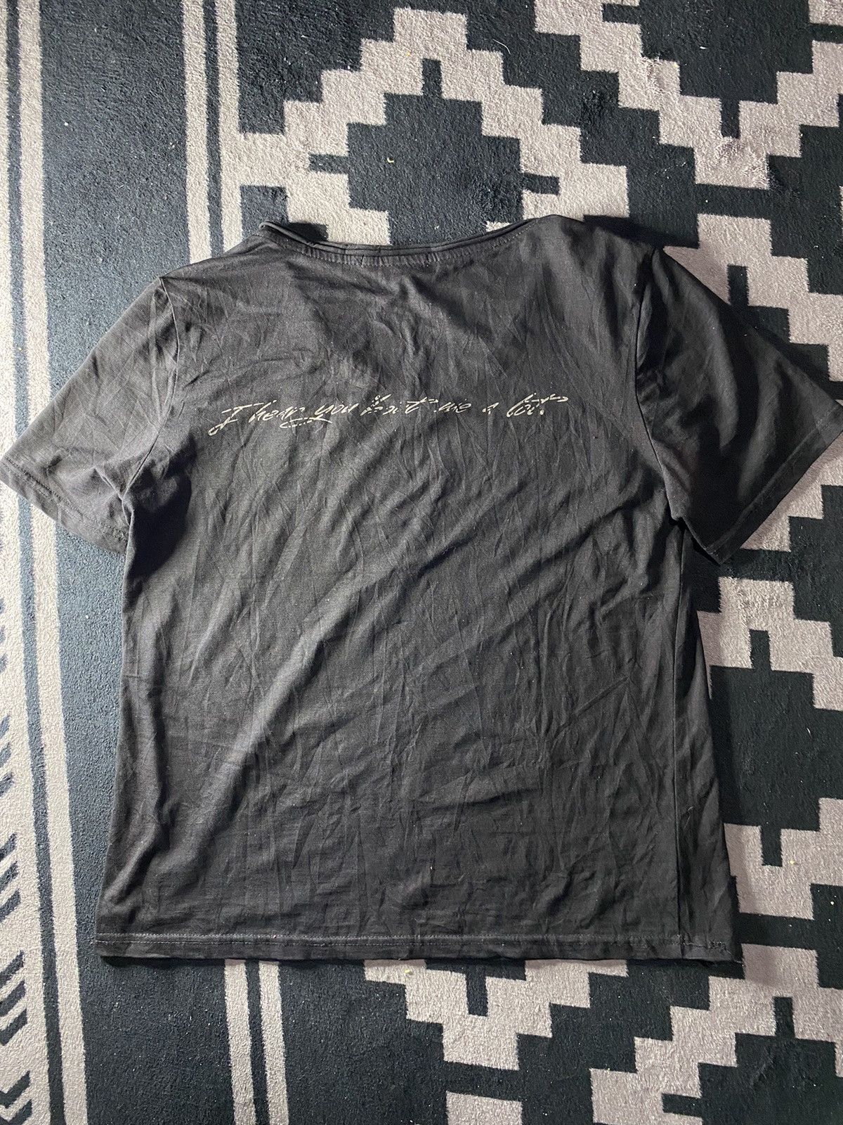 If Six Was Nine × Japanese Brand × Le Grande Bleu (L.G.B.) Japanese ifsixwasnine style poem v neck tshirts Size US M / EU 48-50 / 2 - 5 Thumbnail