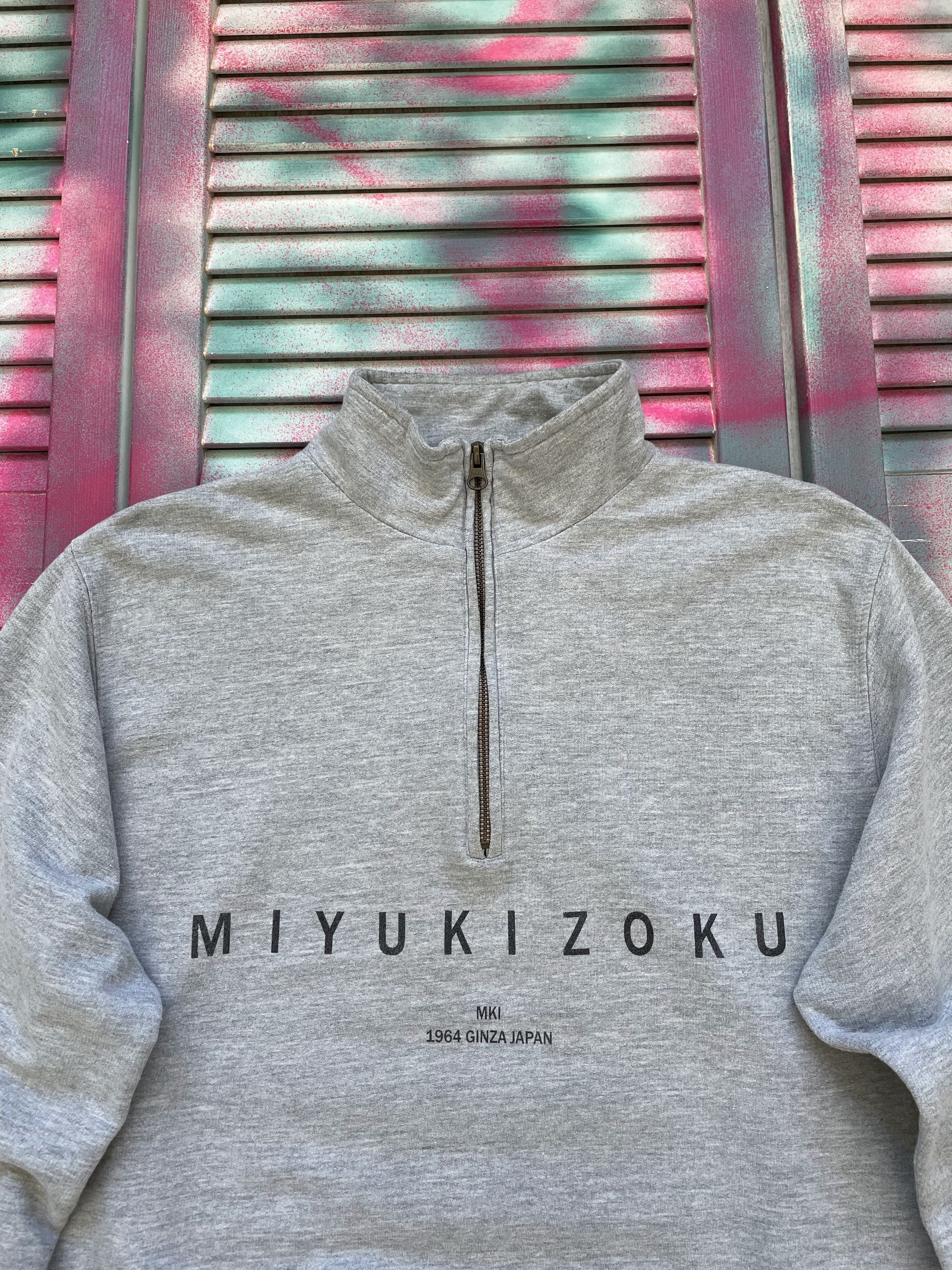 Japanese Brand MKI Miyuki Zoku Sweatshirt Center Logo Y2K Style Size US M / EU 48-50 / 2 - 2 Thumbnail