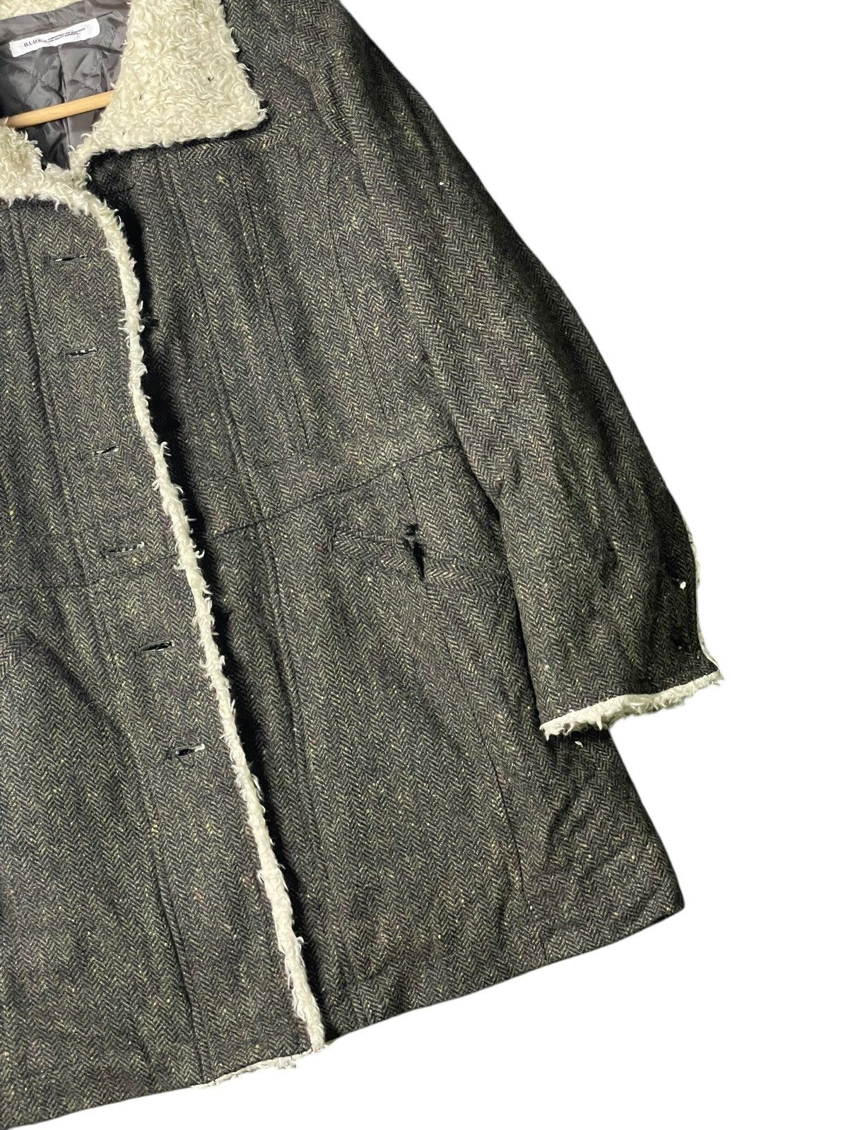 Japanese Brand × Vintage B.L.U.E Brand Fur-Lined Fashion Coat (98) Size US XXS / EU 40 - 3 Thumbnail