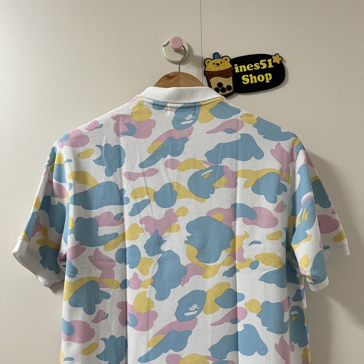 Bape Bape Color Camo Multi Polo Tee Size US S / EU 44-46 / 1 - 7 Thumbnail