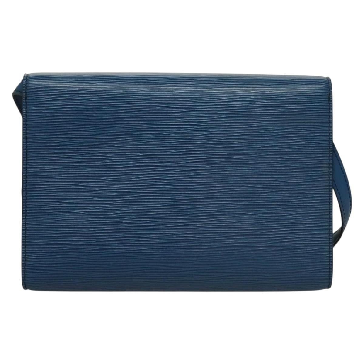 Louis Vuitton LOUIS VUITTON Epi Pochette Arche Shoulder Bag Blue M52575 Size ONE SIZE - 3 Thumbnail