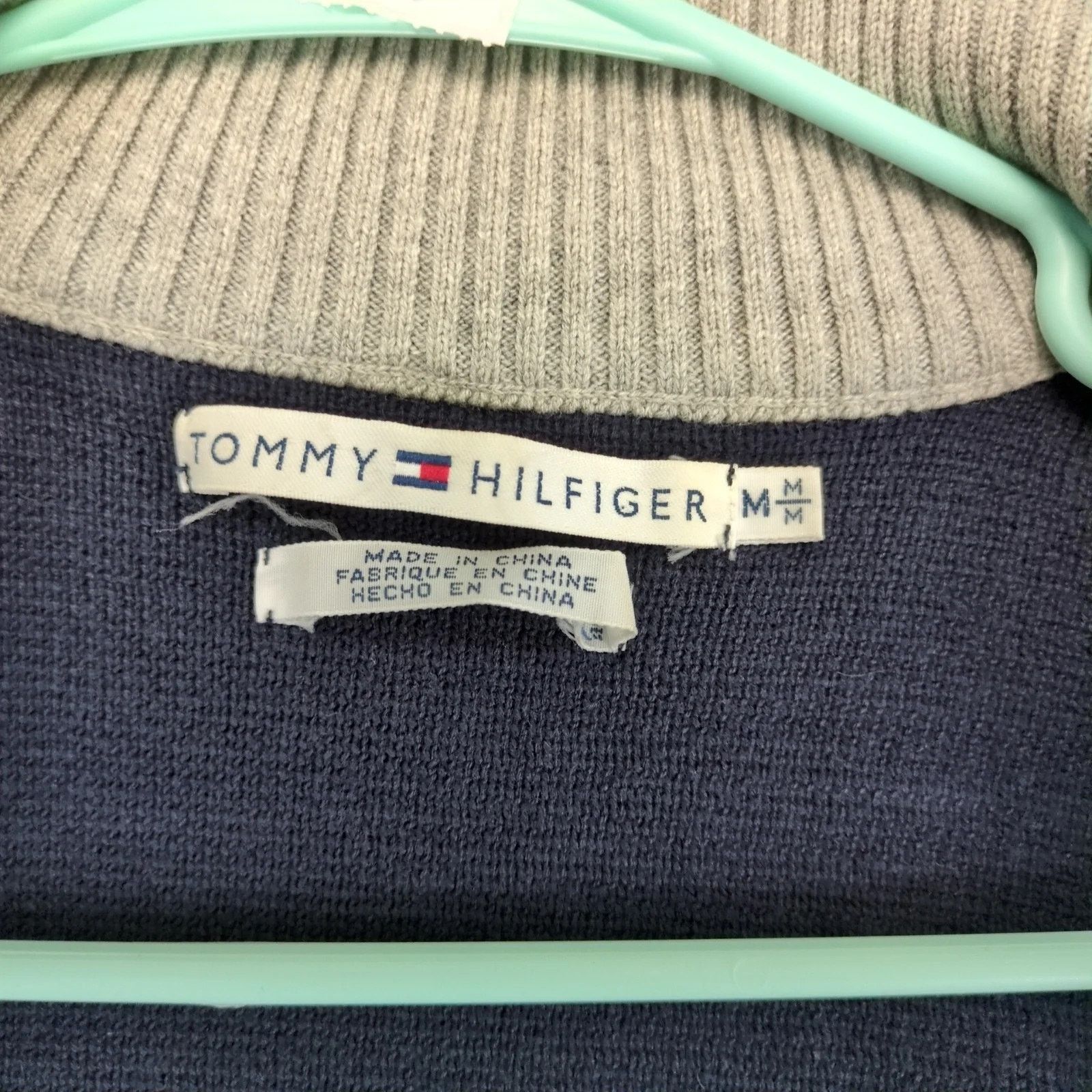 Tommy Hilfiger Vtg Tommy Hilfiger Puffer Vest Womens M Navy Full Zip Logo Size M / US 6-8 / IT 42-44 - 4 Thumbnail