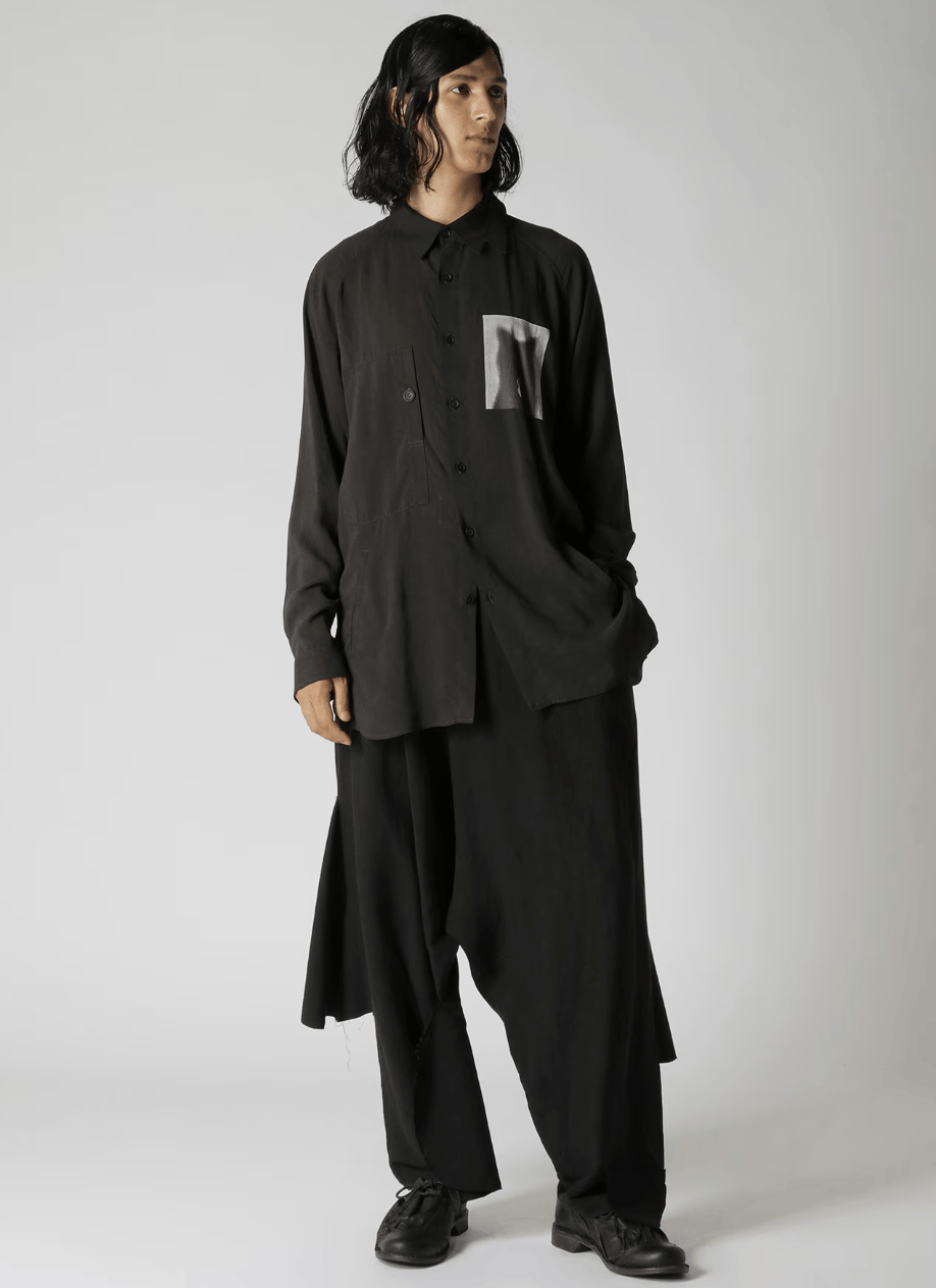 Yohji Yamamoto Yohji Yamamoto Pour Homme - LI/RY FLUTTERING PANTS Size US 30 / EU 46 - 5 Thumbnail