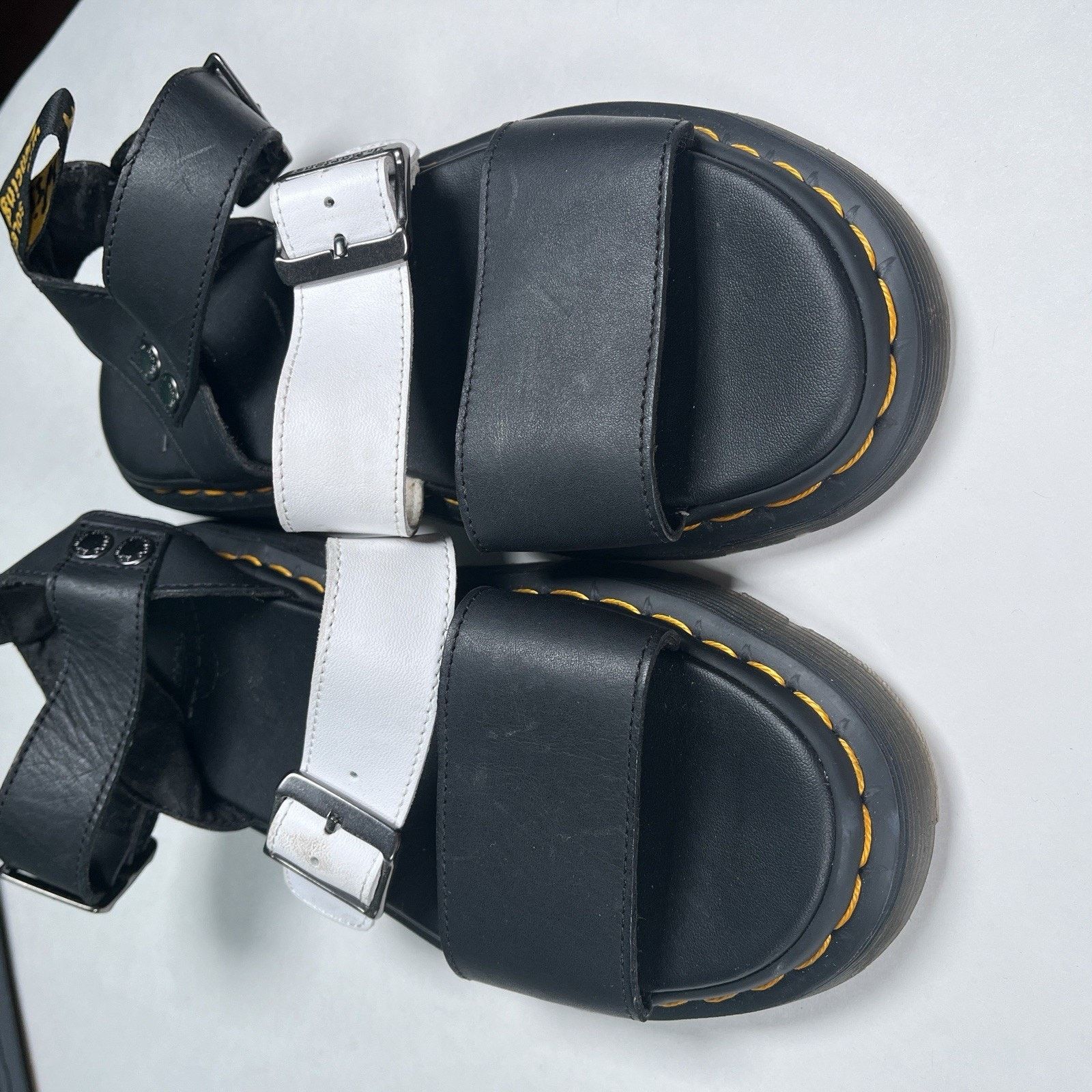 Dr. Martens Dr. Martens Gryphon Contrast Leather Strap Sandals Sz 8 Size US 8 / EU 41 - 9 Thumbnail