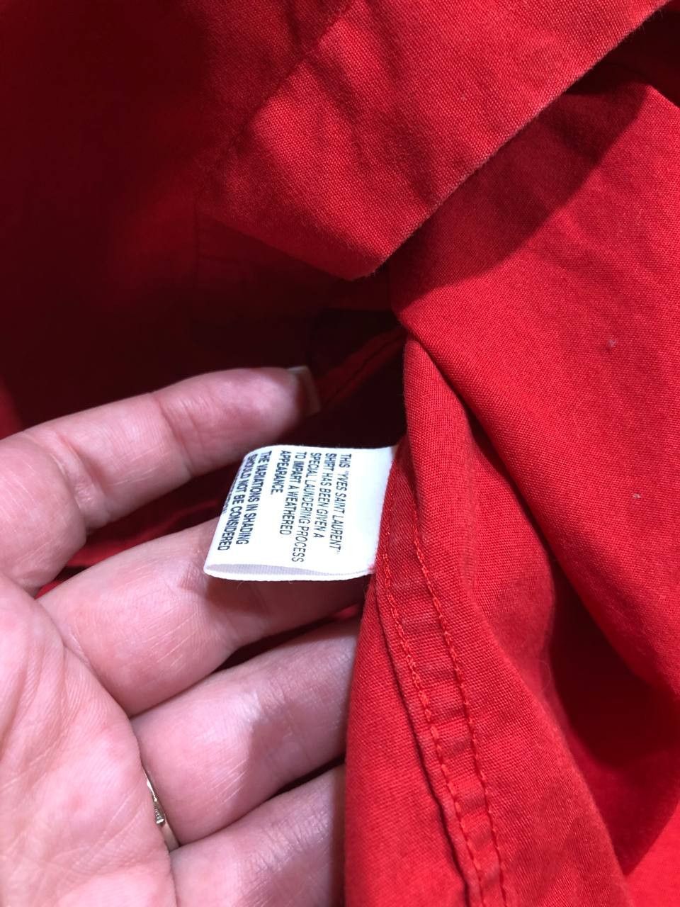 Yves Saint Laurent Vintage Yves Saint Laurent Cotton Shirt Buttons short Sleeve Size US L / EU 52-54 / 3 - 4 Thumbnail