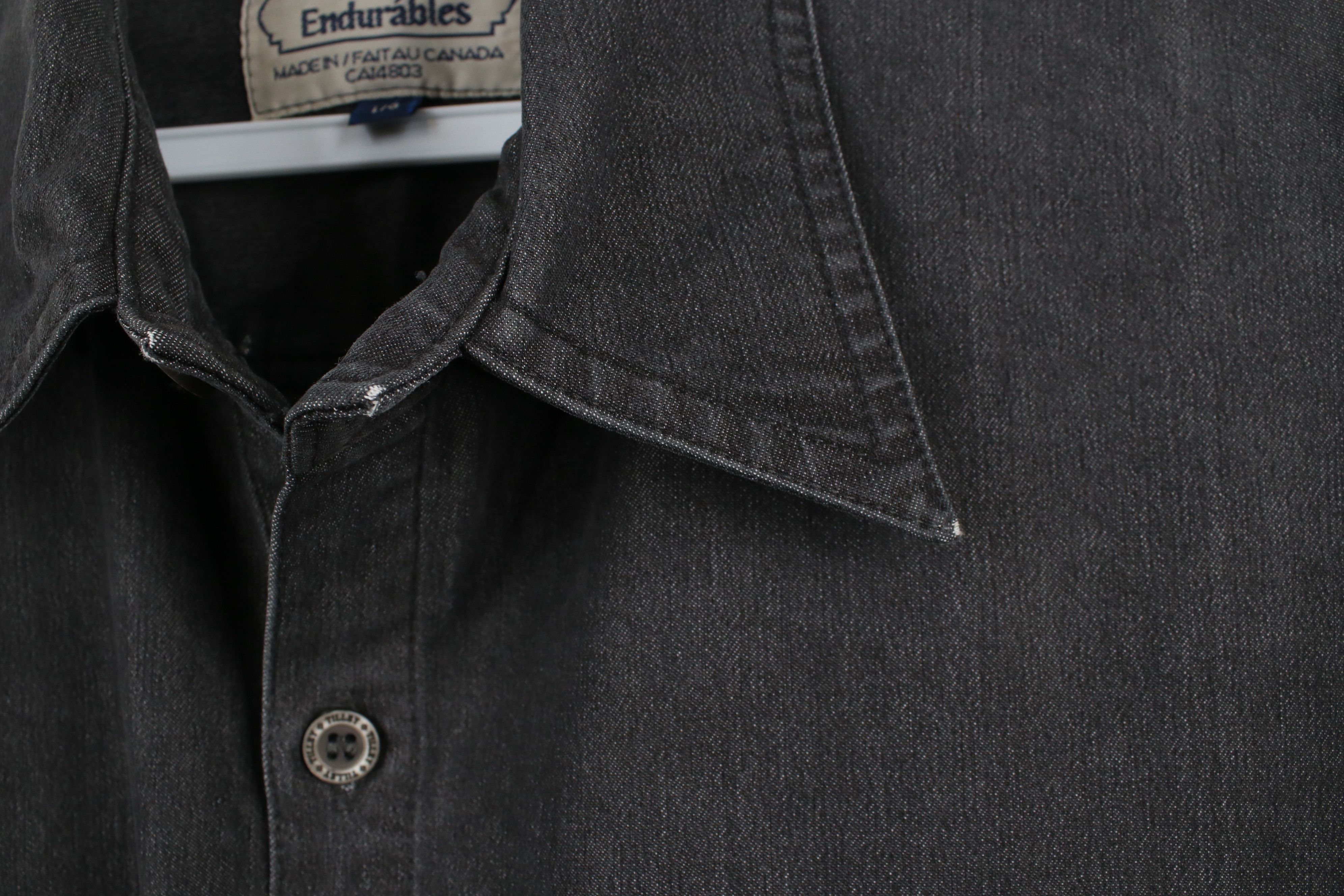 Tilley × Vintage Vintage Tilley Endurables Stretch Safari Denim Button Shirt Size US L / EU 52-54 / 3 - 9 Thumbnail