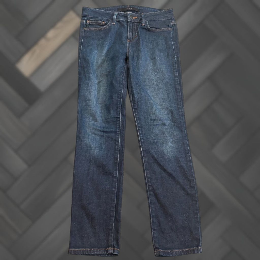 Vintage Joes Jeans Womens 24 Dark Wash Blue Denim Skinny Stretch Casual Pants Jeans 5-Pocket Design Womens Size 42" / US 20 - 1 Thumbnail