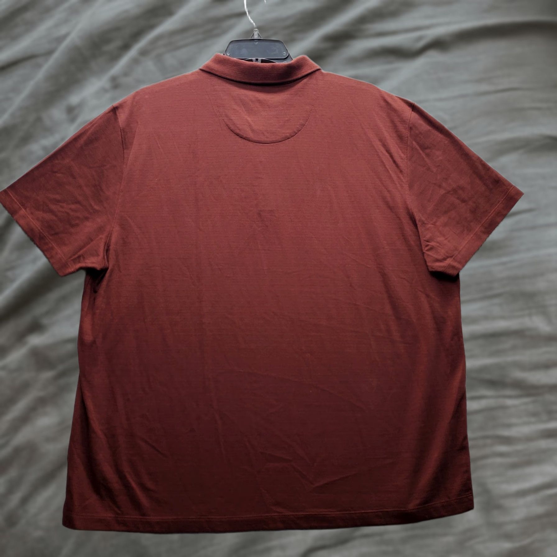 Van Heusen Van Heusen Polo Shirt Mens 3XL Dark Red Short Sleeve Easy Care Polo Size US XXL / EU 58 / 5 - 1 Thumbnail