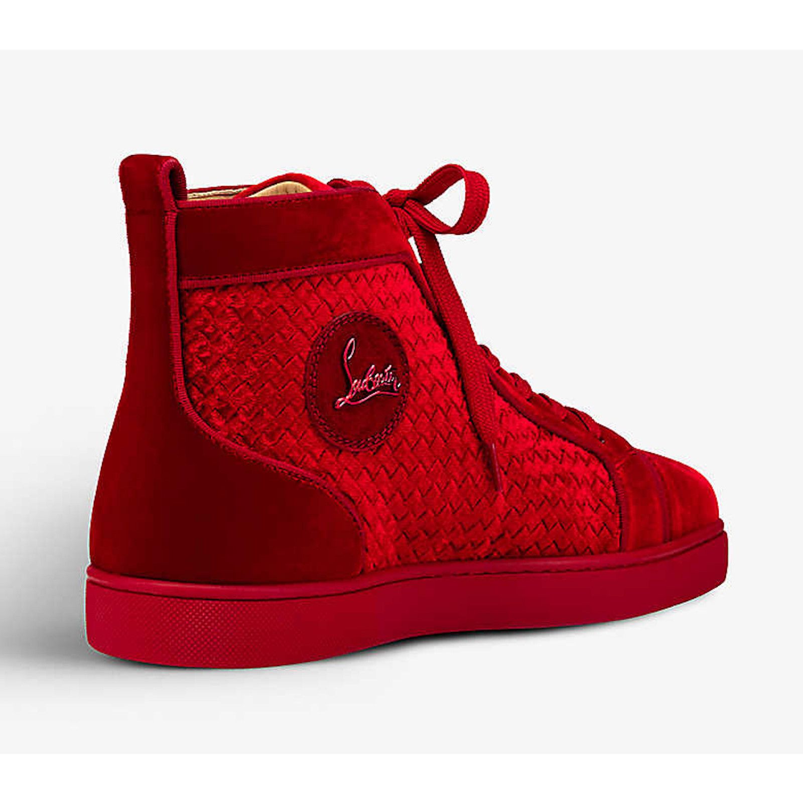 Christian Louboutin Christian Louboutin Louis Orlato Flat Velours Loubi Red Size US 9 / EU 42 - 7 Thumbnail