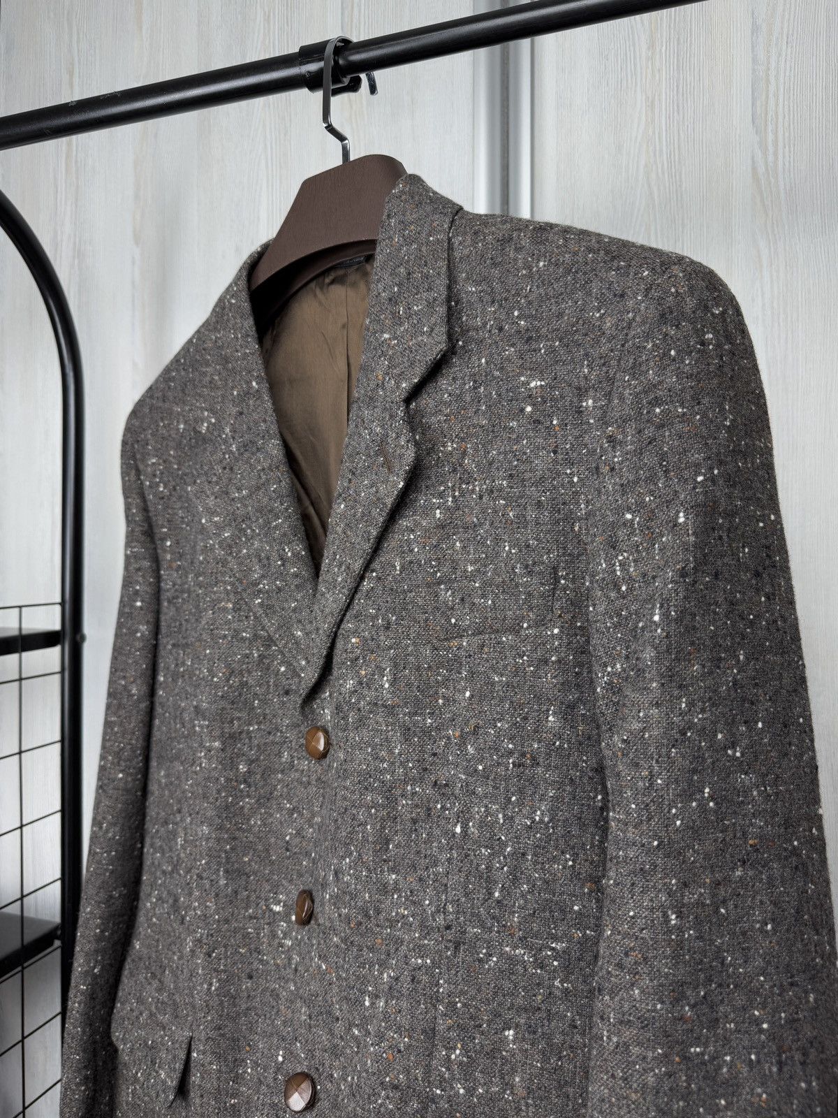 Yves Saint Laurent Yves Saint Laurent x Lanificio Paoletti wool tweed blazer 48 Size 38R - 4 Thumbnail