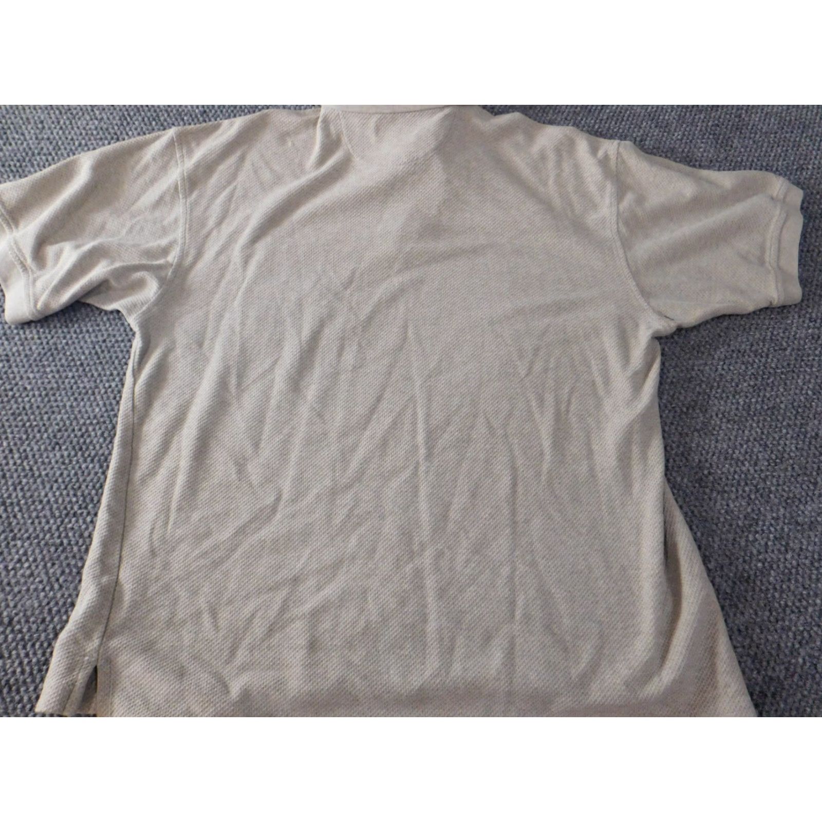 Izod IZOD Polo Shirt XL Beige Mens Classic Logo Golf Button Short Sleeve Knit Cotton Polyester Breathable Easy Care Stretch Vintage: No Size US XL / EU 56 / 4 - 6 Thumbnail