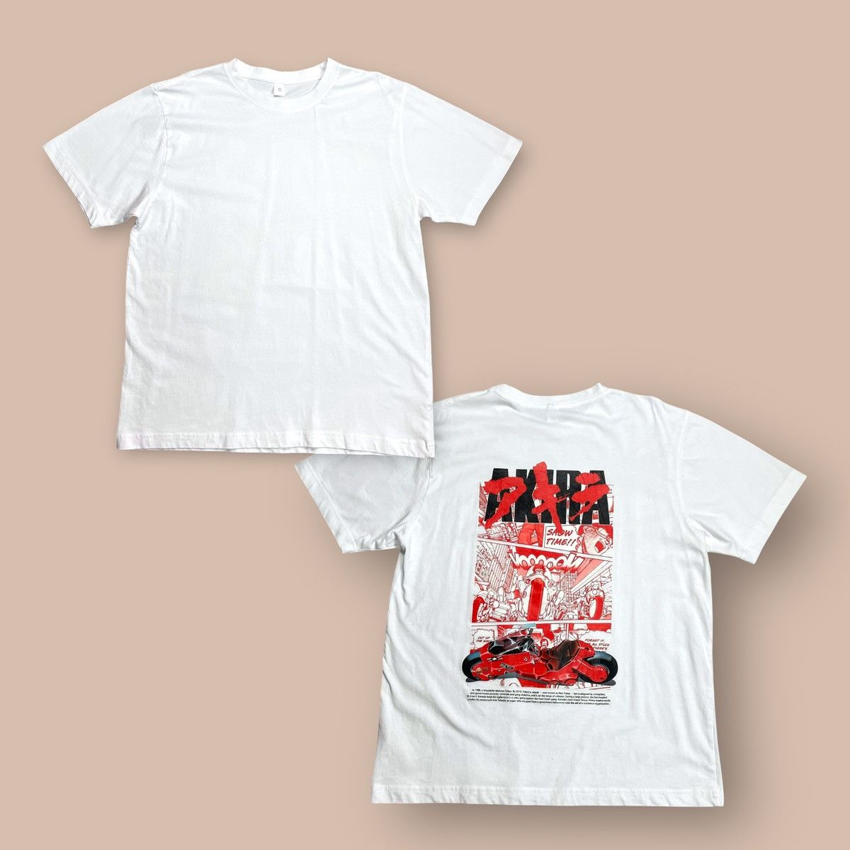 Anime AKIRA Manga White tee Size US L / EU 52-54 / 3 - 1 Thumbnail