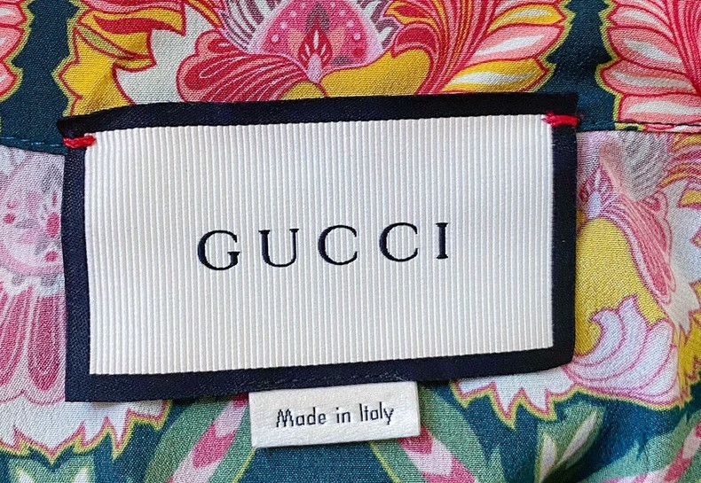 Gucci Gucci Floral ruffled shirt 2502-Nextarrow Size US S / EU 44-46 / 1 - 5 Thumbnail