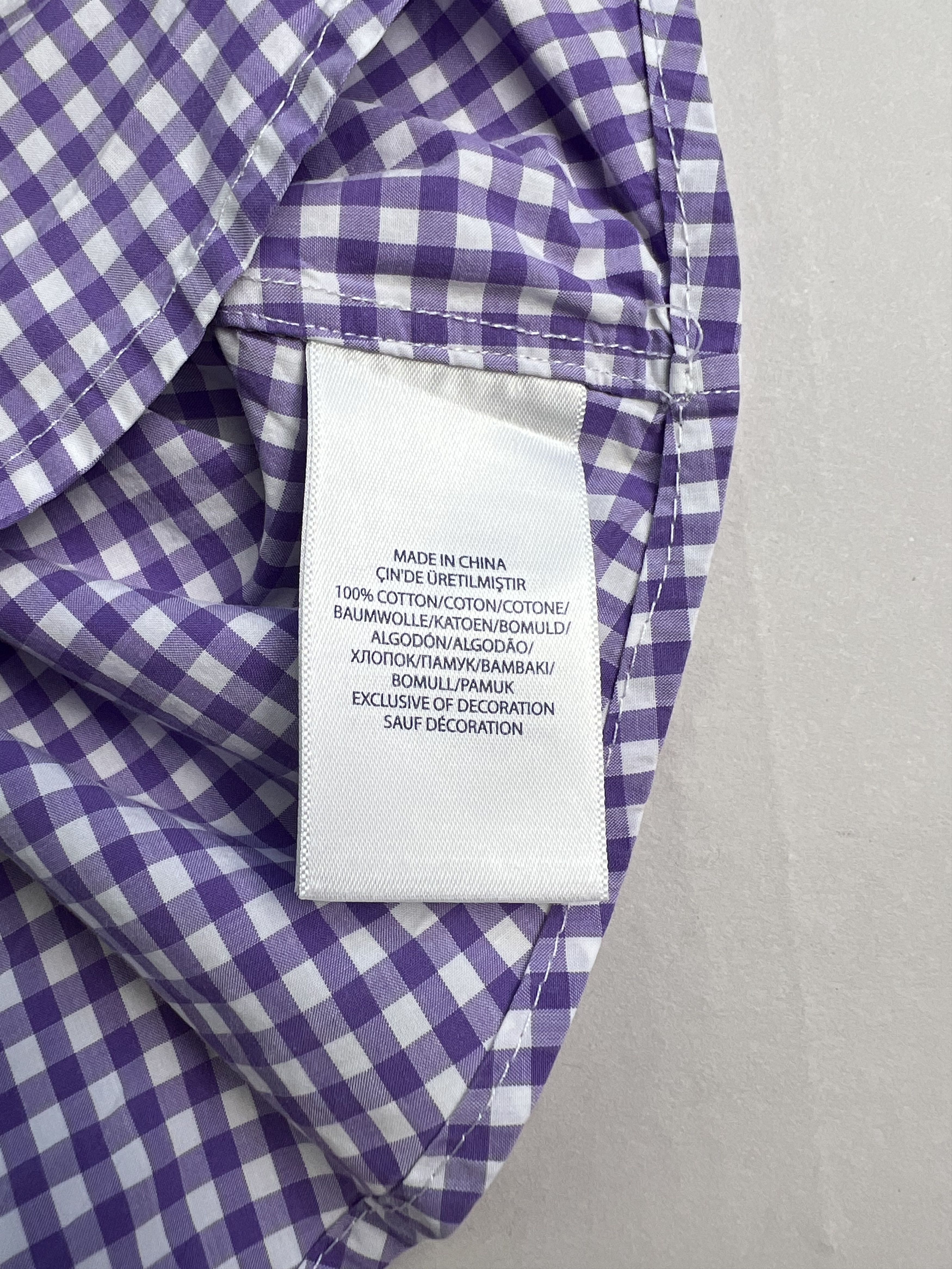 Ralph Lauren Ralph Lauren Cotton Checked Shirt White Pink Small Size US S / EU 44-46 / 1 - 6 Thumbnail
