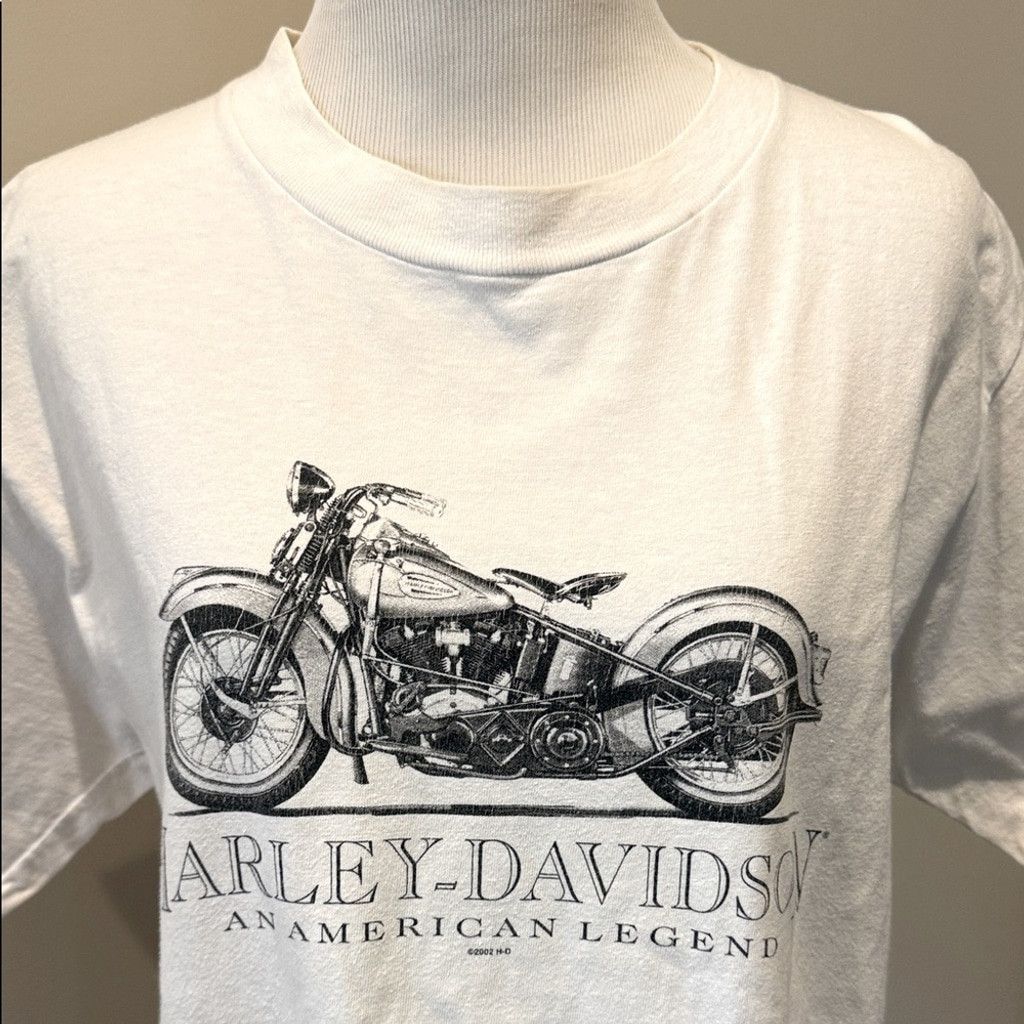 Harley Davidson Harley-Davidson American Legend 2002 Motorcycle Tee Shirt Me Size US XL / EU 56 / 4 - 1 Thumbnail