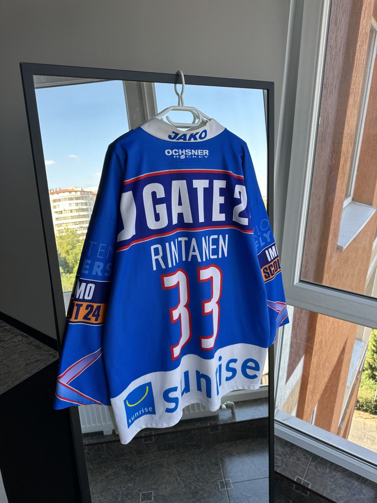 Vintage Vintage Kloten Flyers Switzerland Hockey Jersey #33 Rintanen Size US XL / EU 56 / 4 - 7 Thumbnail