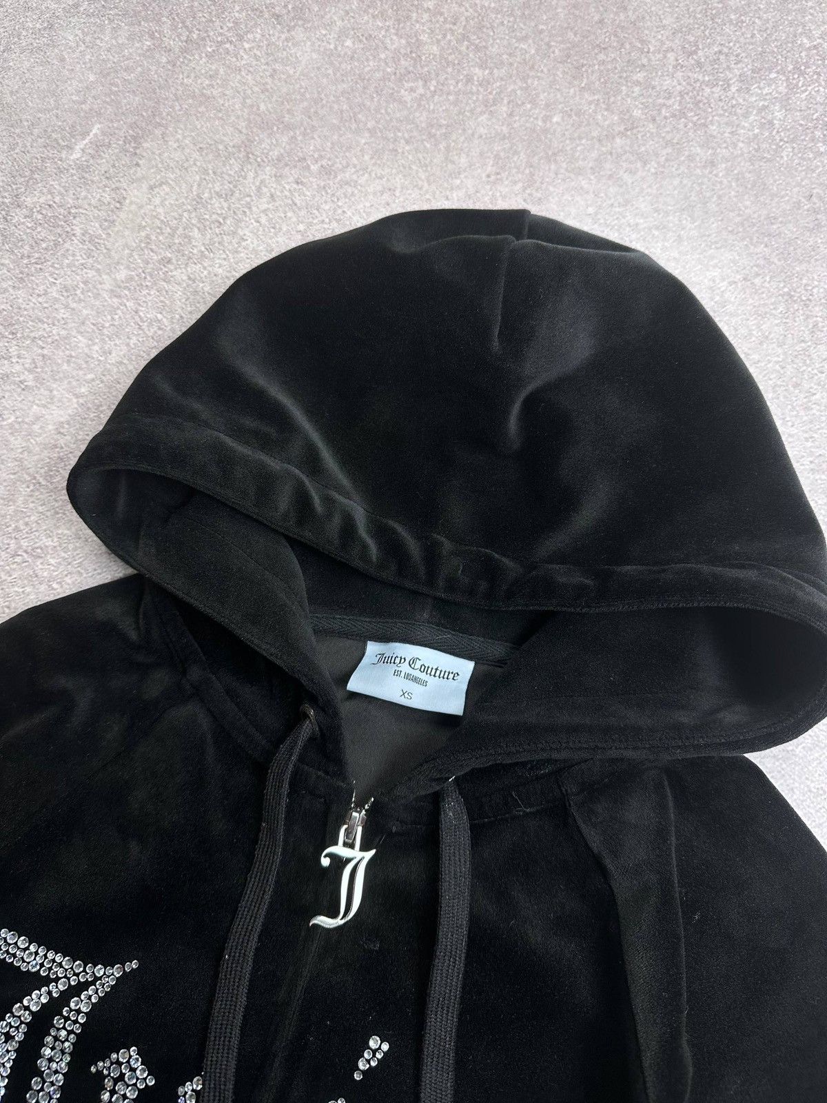 Juicy Couture Juicy Couture Y2K Rhinestones Velour Womans Track Suit XS Size XS / US 0-2 / IT 36-38 - 9 Thumbnail