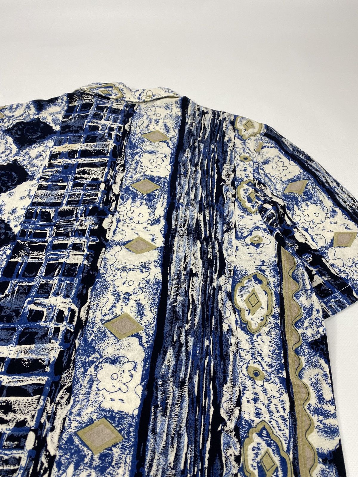 Vintage Vintage Made In France 80s 90s Crazy Abstract Party Festival Size L / US 10 / IT 46 - 6 Thumbnail