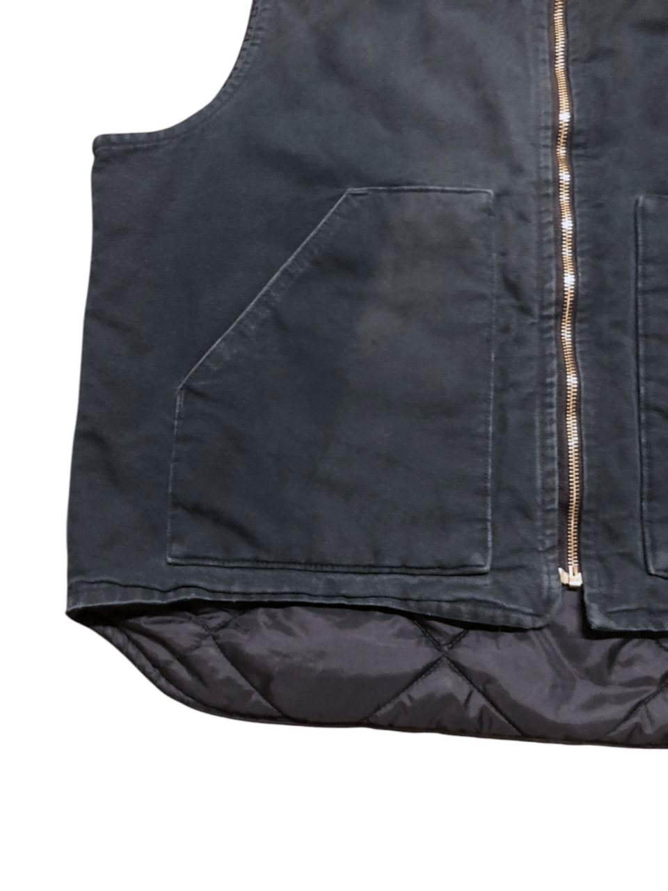 Carhartt Carhartt Quilted Dark Green Vest Faded Distressed Size US L / EU 52-54 / 3 - 7 Thumbnail