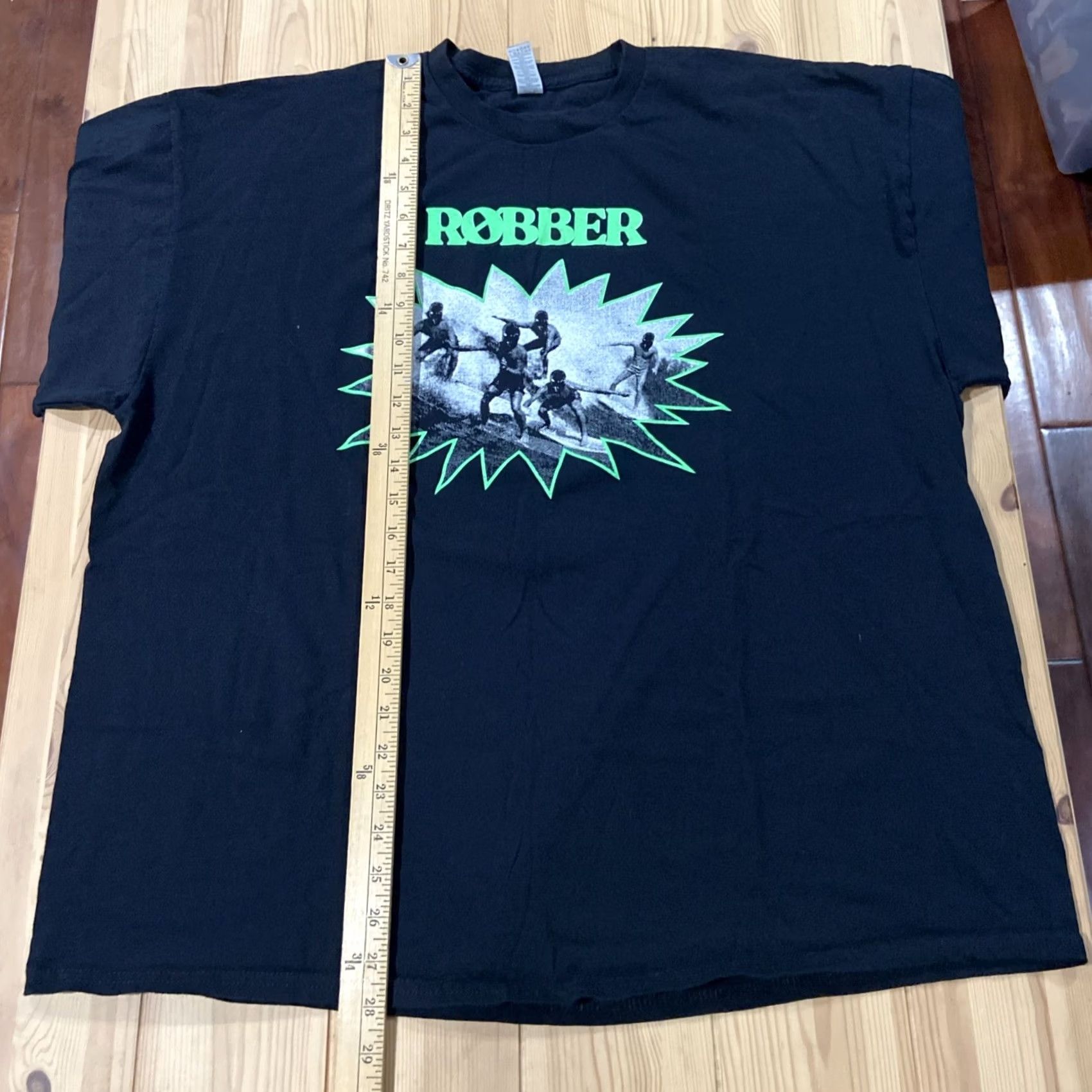 Vintage Crowder Robber 2XL T-Shirt Band Shirt Short Sleeve Crew Neck Black Cotton Men Vintage No Size US XXL / EU 58 / 5 - 6 Thumbnail