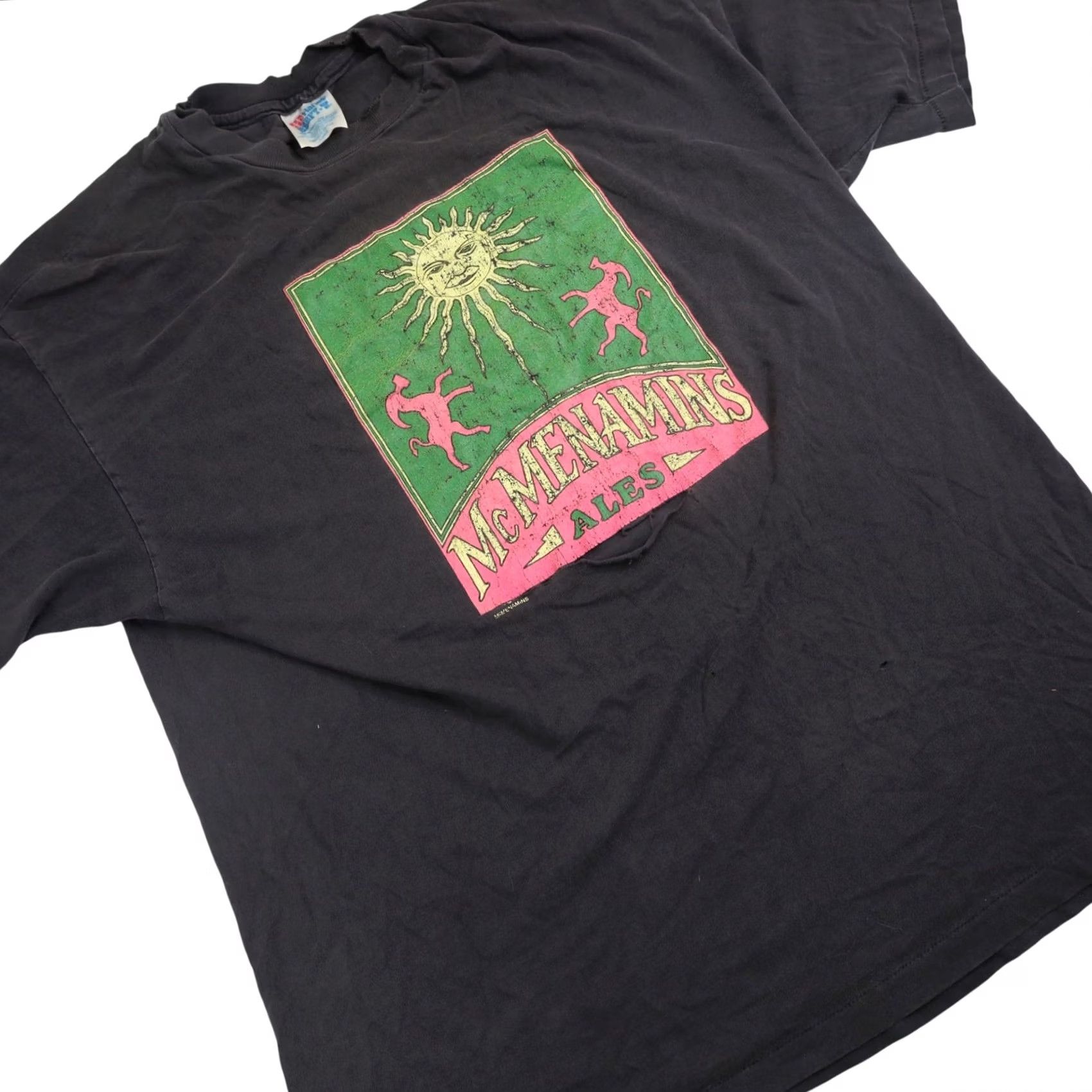 Vintage VINTAGE McMenamins Ales Mens XL Graphic T Shirt Black Distressed Size US XL / EU 56 / 4 - 3 Thumbnail