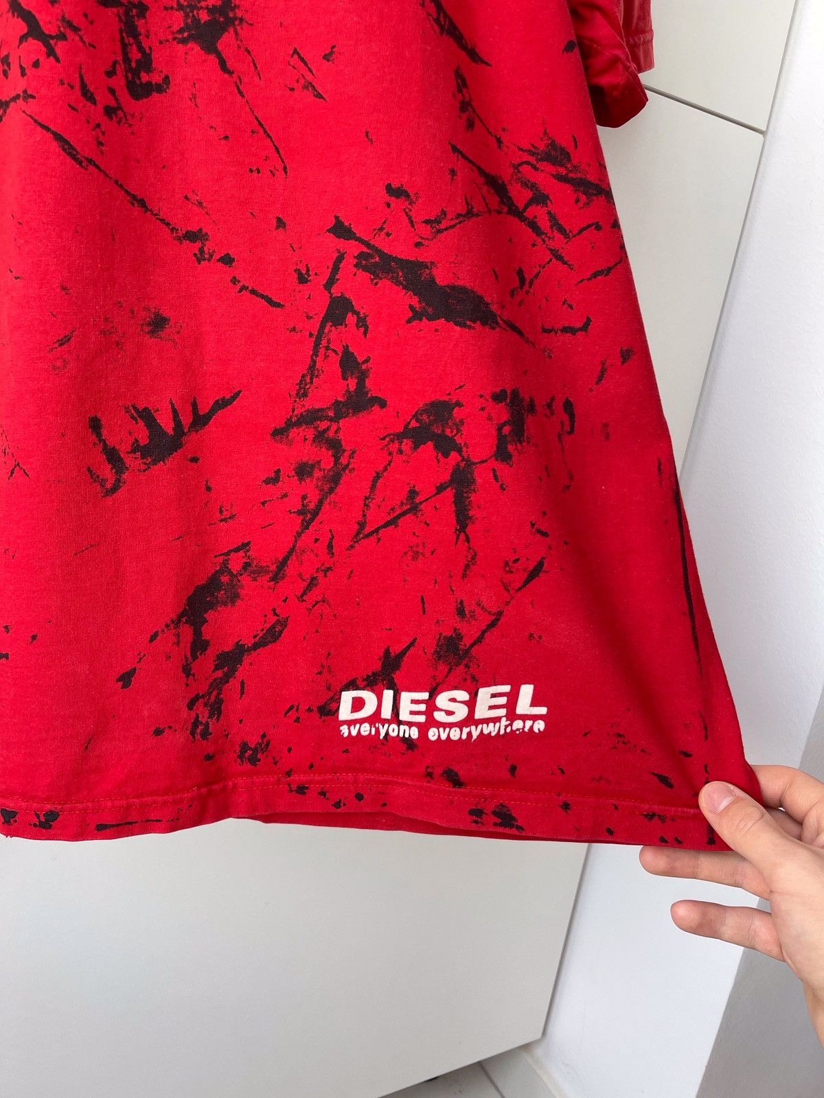 Diesel × Vintage Rare Y2k Diesel "D" Tee Size US M / EU 48-50 / 2 - 4 Thumbnail