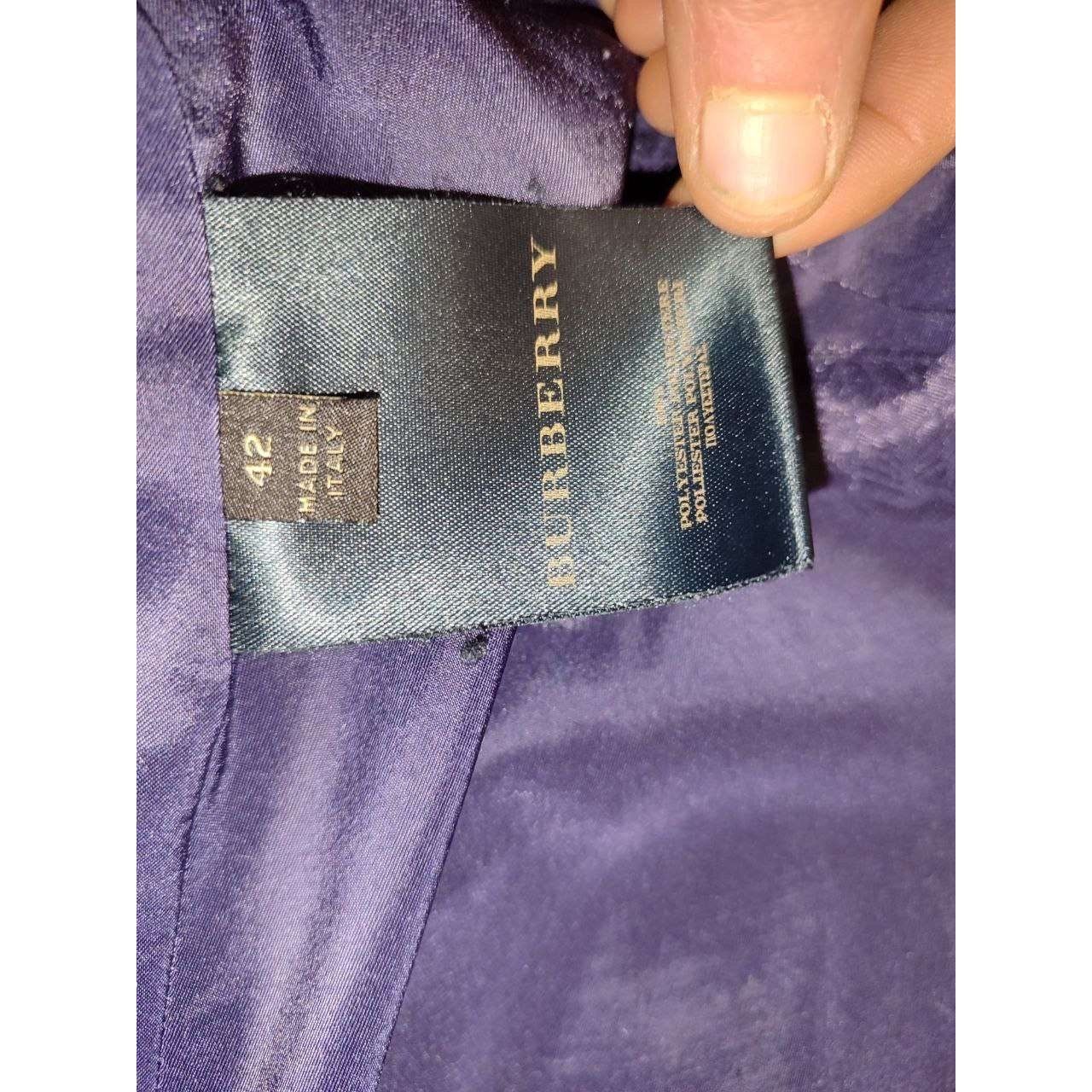 Burberry Burberry Purple Double-Breasted Coat IT42 M Size M / US 6-8 / IT 42-44 - 7 Thumbnail