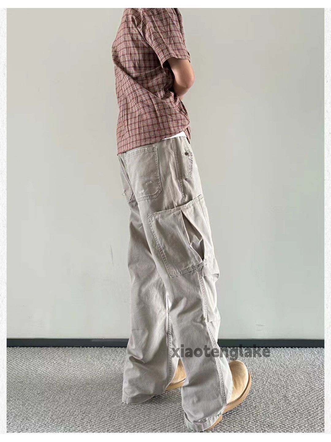 Designer × Japanese Brand × Vintage Unisex outdoor utility skate carpenter cargo pants Size US 28 / EU 44 - 3 Thumbnail