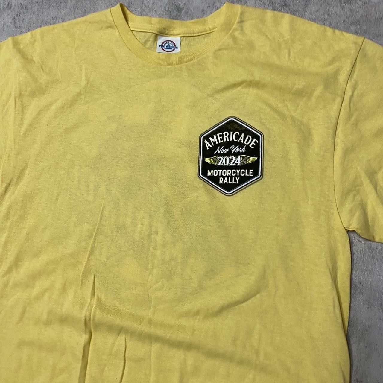 Other Yellow 2024 vintage biker tee #bikerlife Size US L / EU 52-54 / 3 - 2 Thumbnail