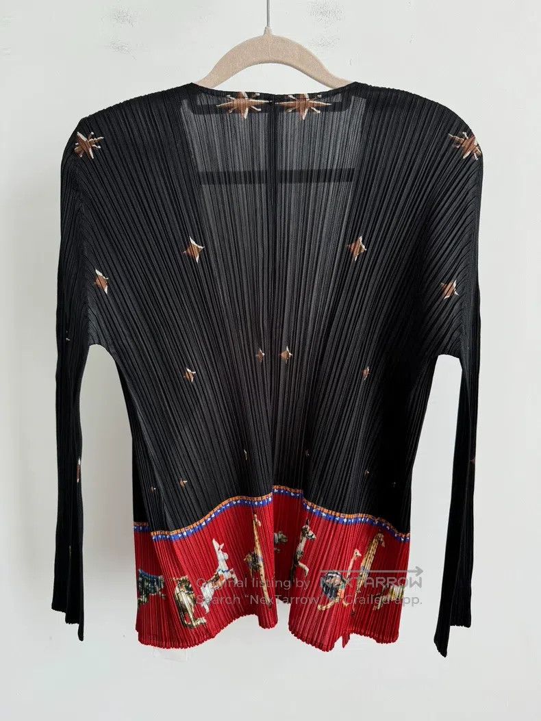Issey Miyake Issey Miyake Carousel Print Jacket Size L / US 10 / IT 46 - 2 Thumbnail