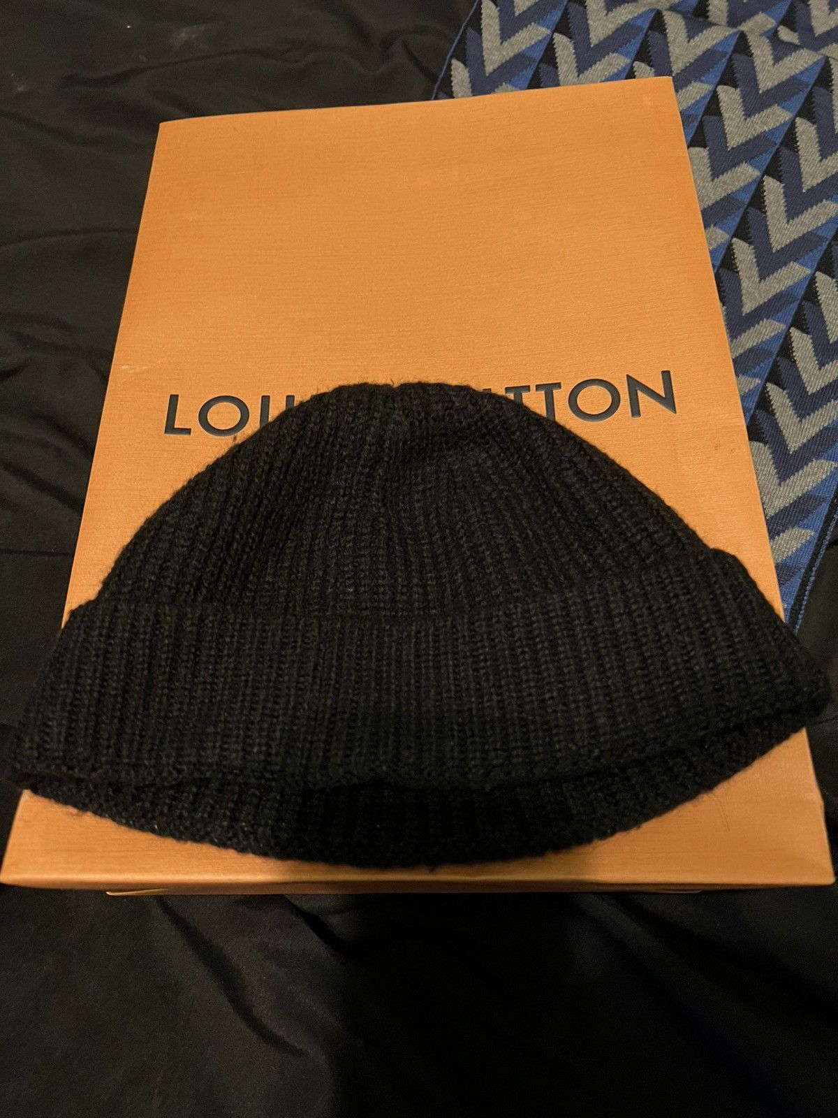 Louis Vuitton Louis Vuitton Forever Black Beanie Hat Vivienne Cap Virgil Size ONE SIZE - 4 Thumbnail