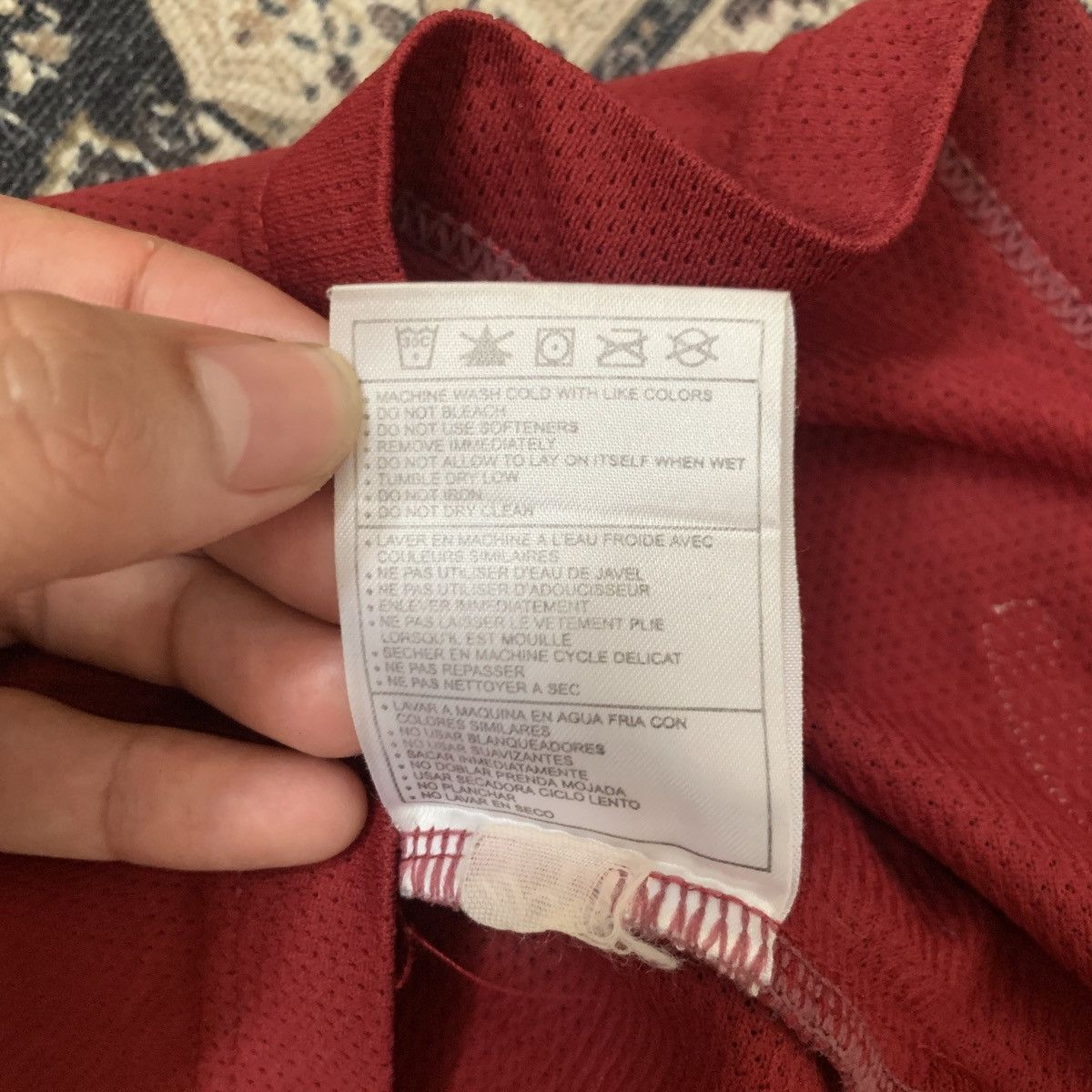 Nike × Vintage Vintage Y2K Red Nike Polo Shirts Jersey Size US XL / EU 56 / 4 - 7 Thumbnail