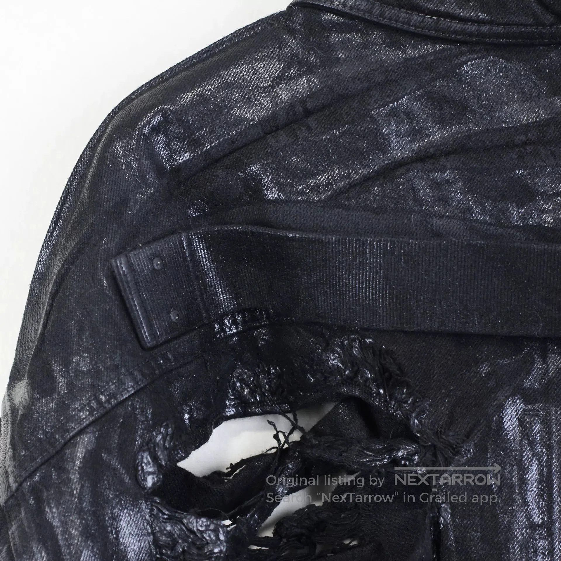 Rick Owens Rick Owens Distressed Waxed Jacket. Size US M / EU 48-50 / 2 - 4 Thumbnail